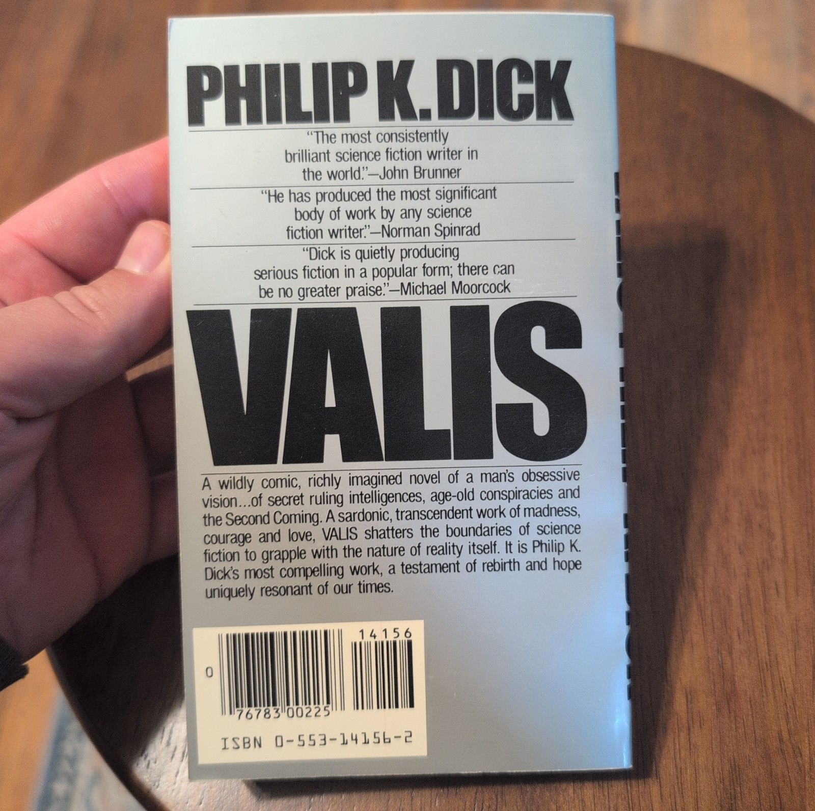 Valis, Philip K. Dick, 1981, 1st Paperback Edition, 1st Print, Uncreased Spine
