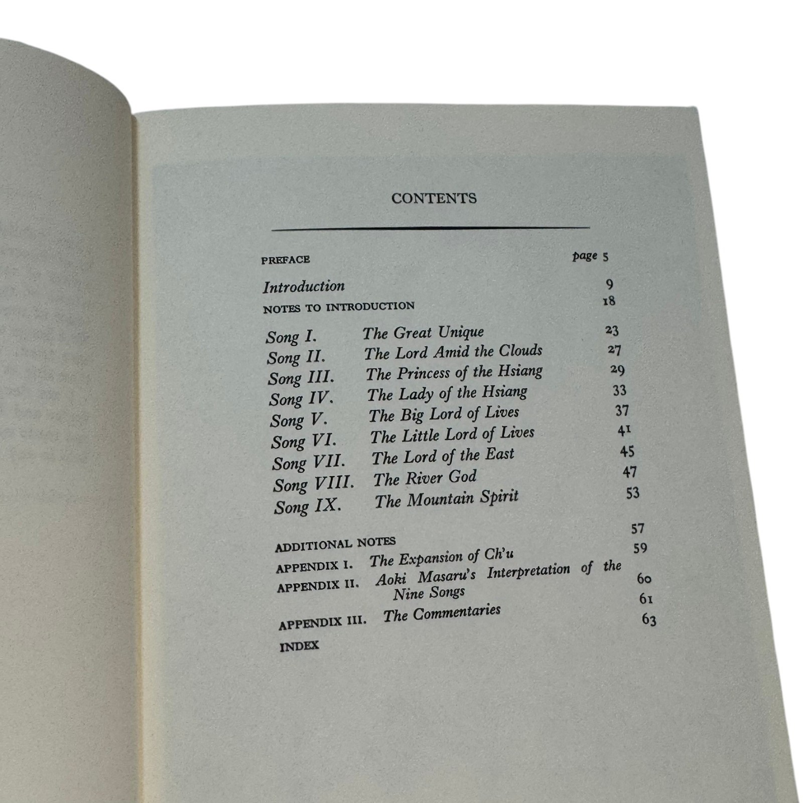 The Nine Songs: A Study of Shamanism in Ancient China ~ Arthur Waley, 1973