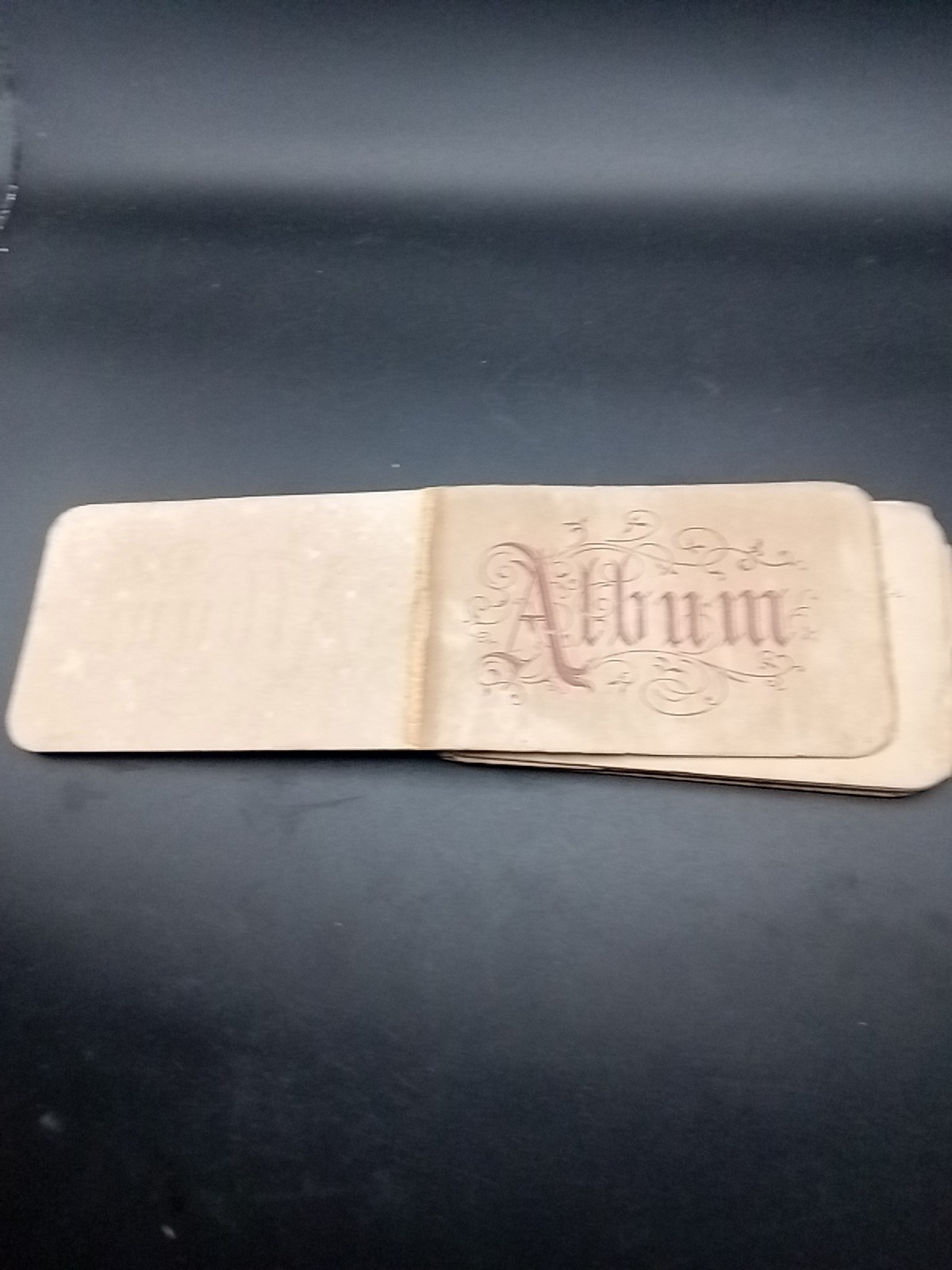 Antique 1880 Autograph Friendship Book.