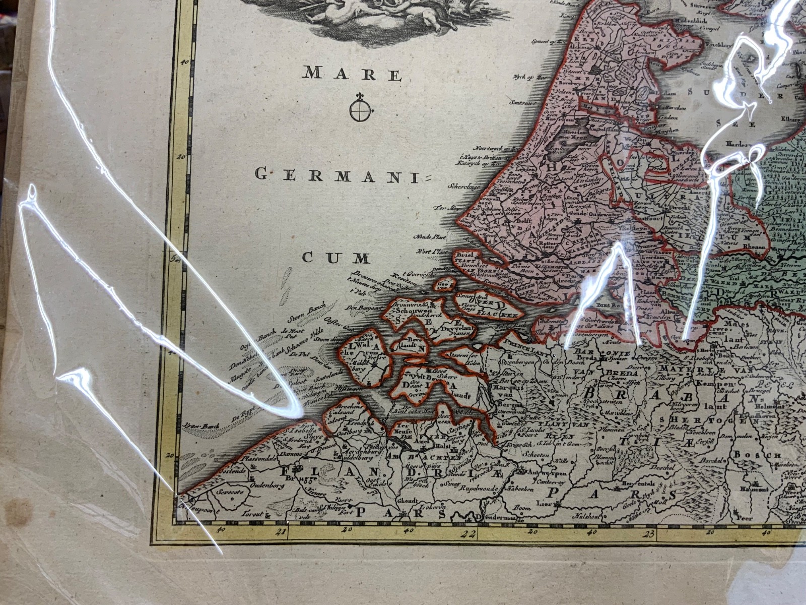 1724 Belgii Foederati Provincia VII Netherlands Christoph Weigel Elder Atlas Map