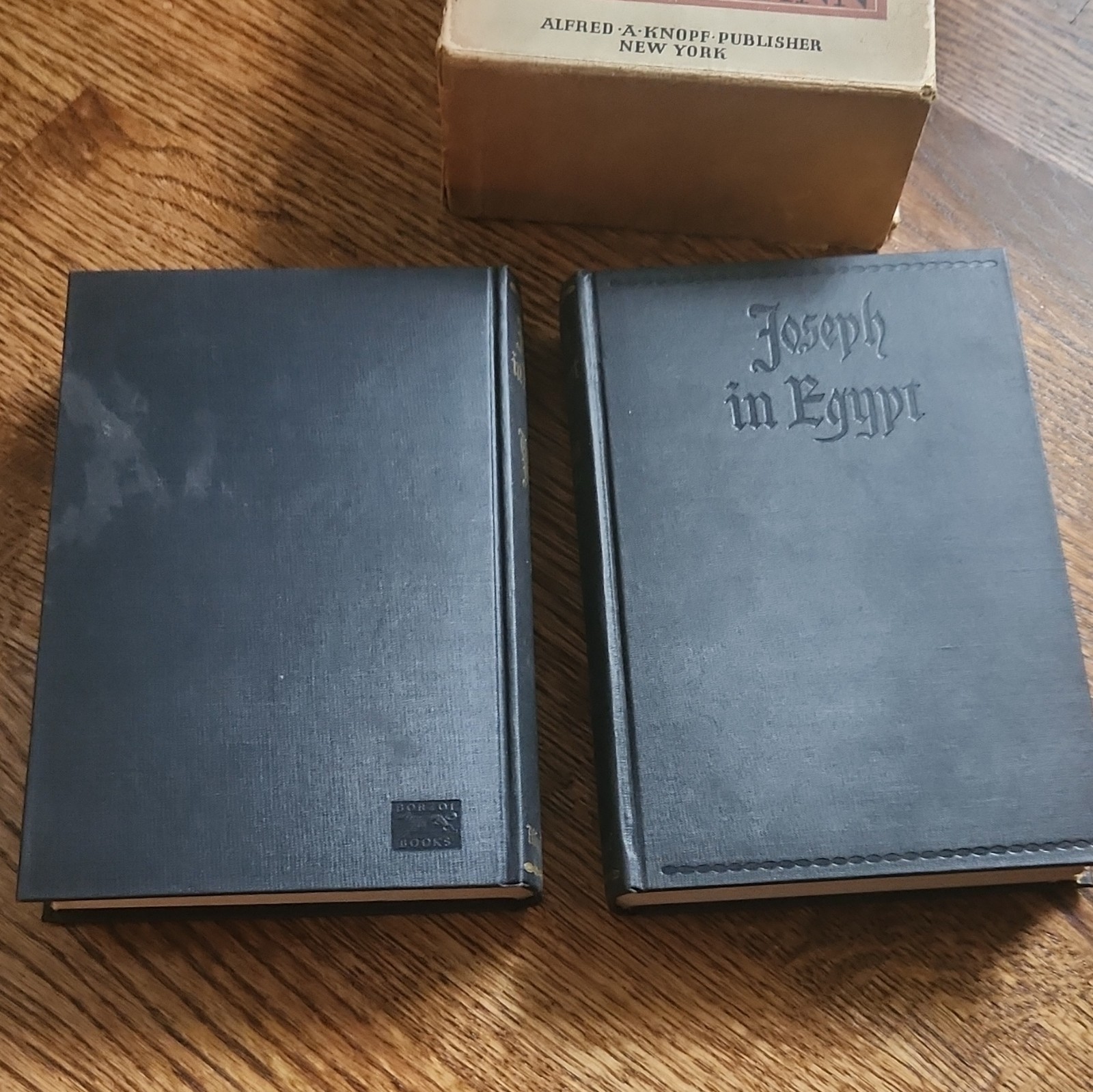 Joseph In Egypt Thomas Mann 2 Volume Set Hardcover 1938 Box Set Knopf