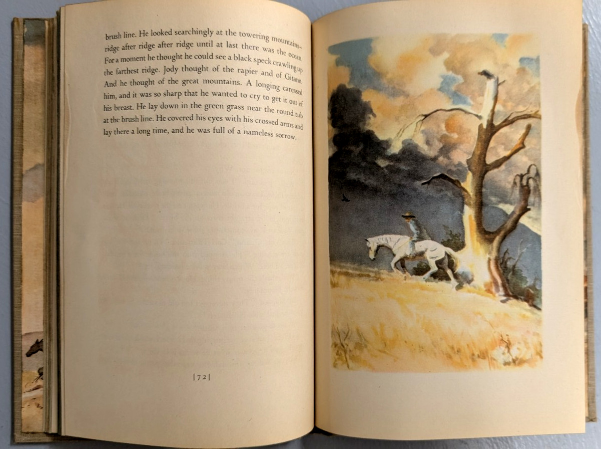 “The Red Pony” by John Steinbeck 1945 Viking Press HC Illustrated Wesley Dennis