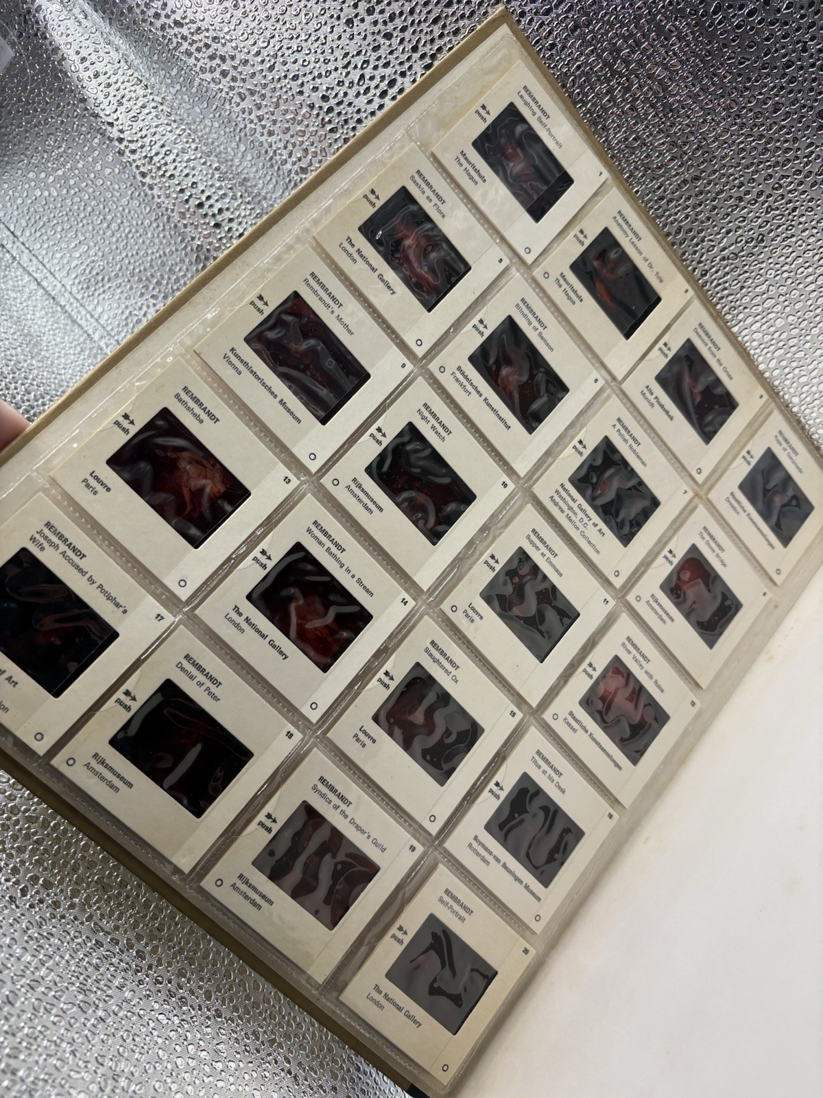 Rembrandt Color Slide Program of the Great Masters HC McGraw Hill 1970 Kelder