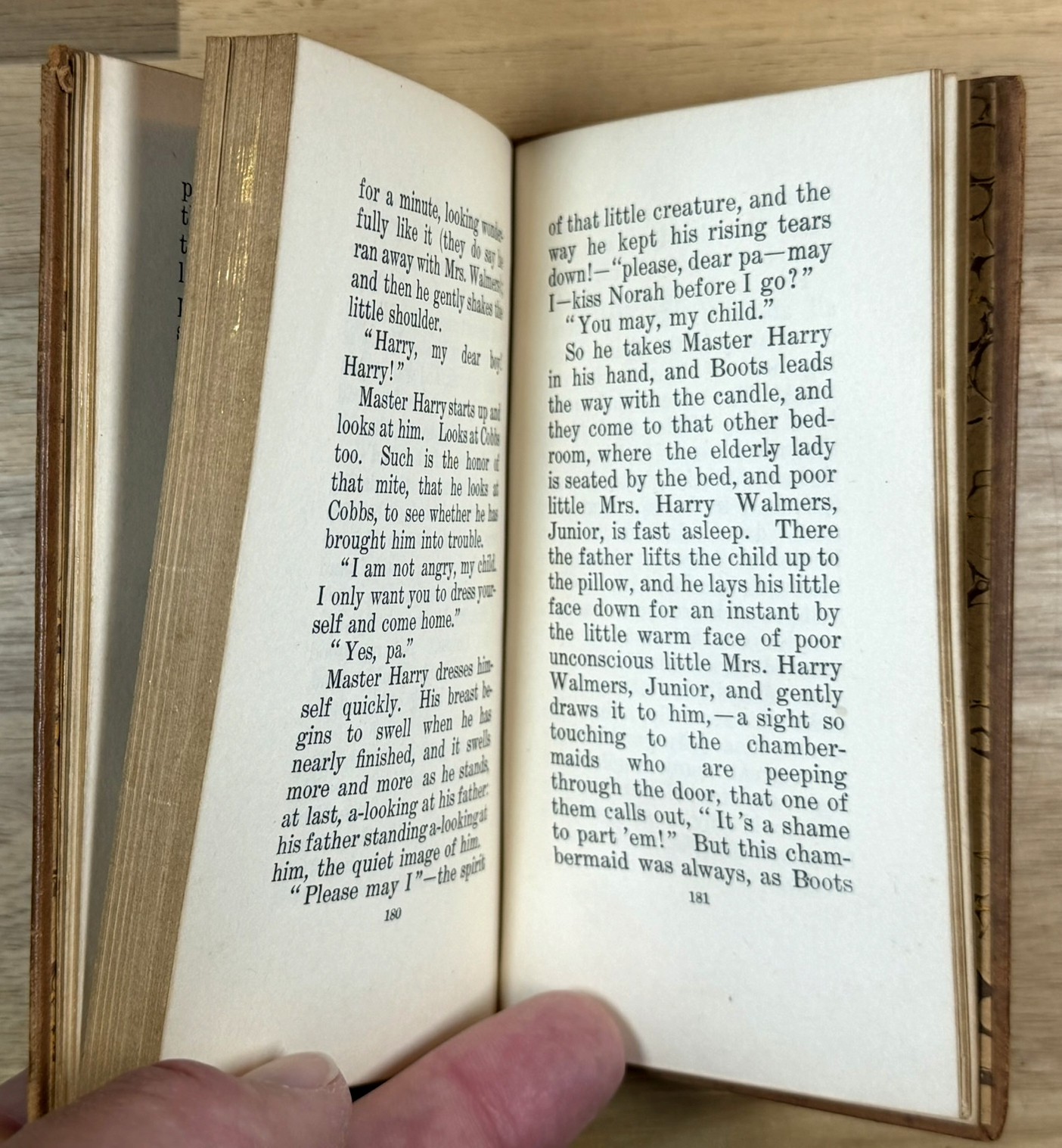 The Seven Poor Travelers / The Holly Tree 1907 Charles Dickens Embossed Leather