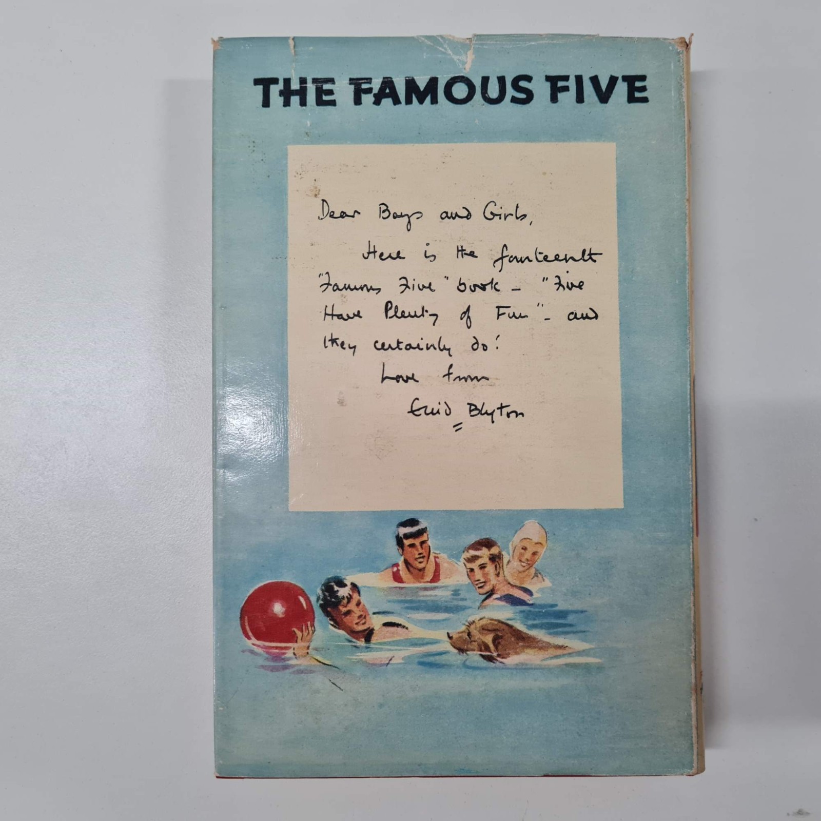 Five Have Plenty of Fun by Enid Blyton HCDJ 1955 1st Edition THE FAMOUS FIVE