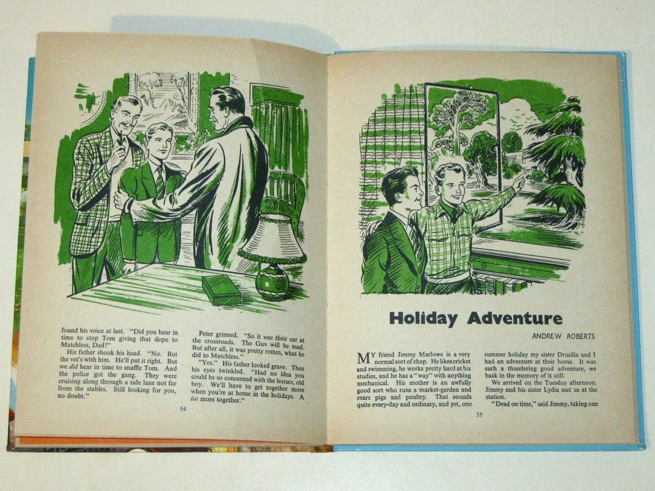 Vintage 1972 The GIFT BOOK for BOYS! Hardcover Story & Comic Book! (Rylee, UK)