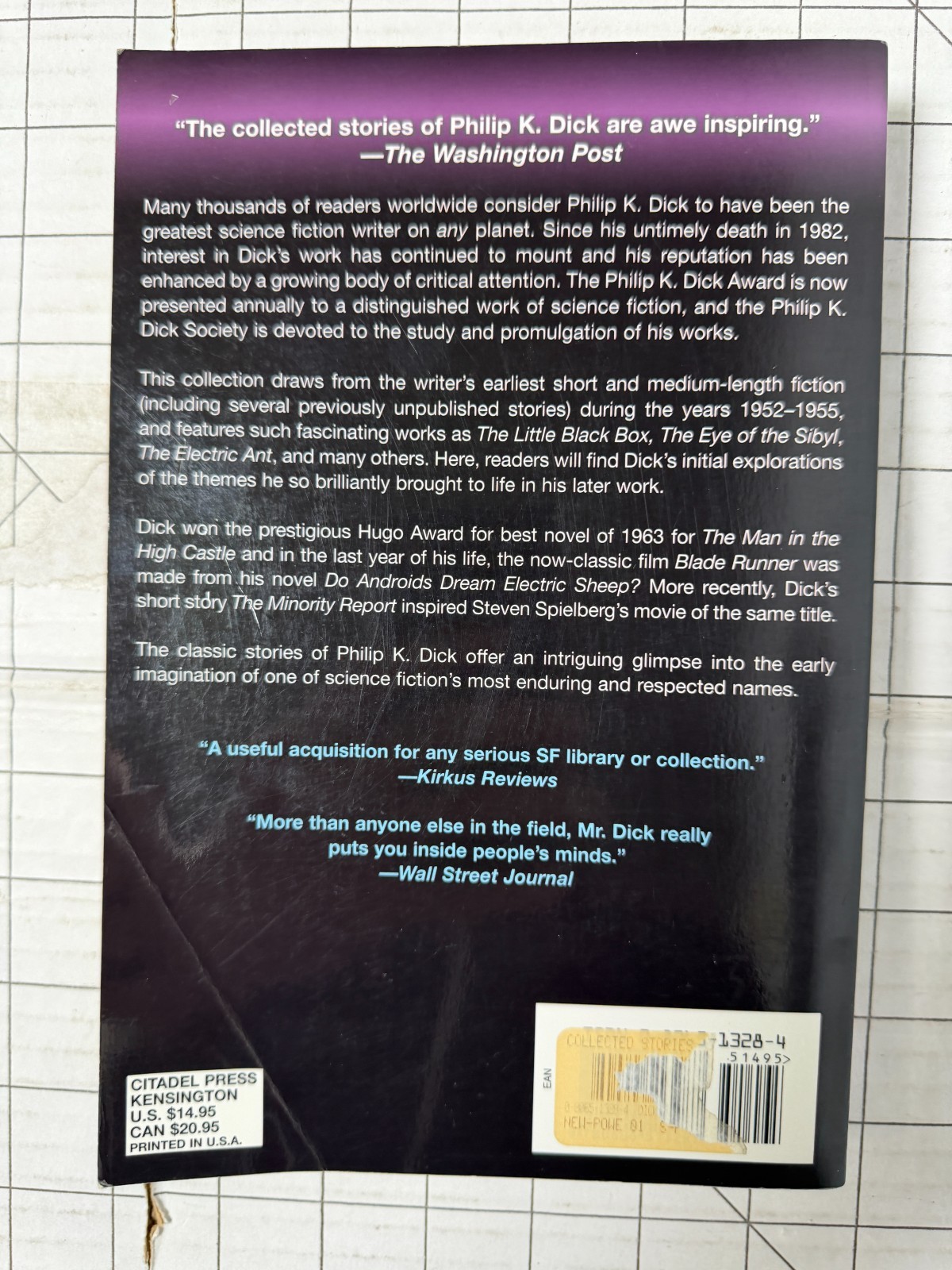The Eye of the Sibyl and Other Classic Stories by Philip K. Dick 1992, Paperback