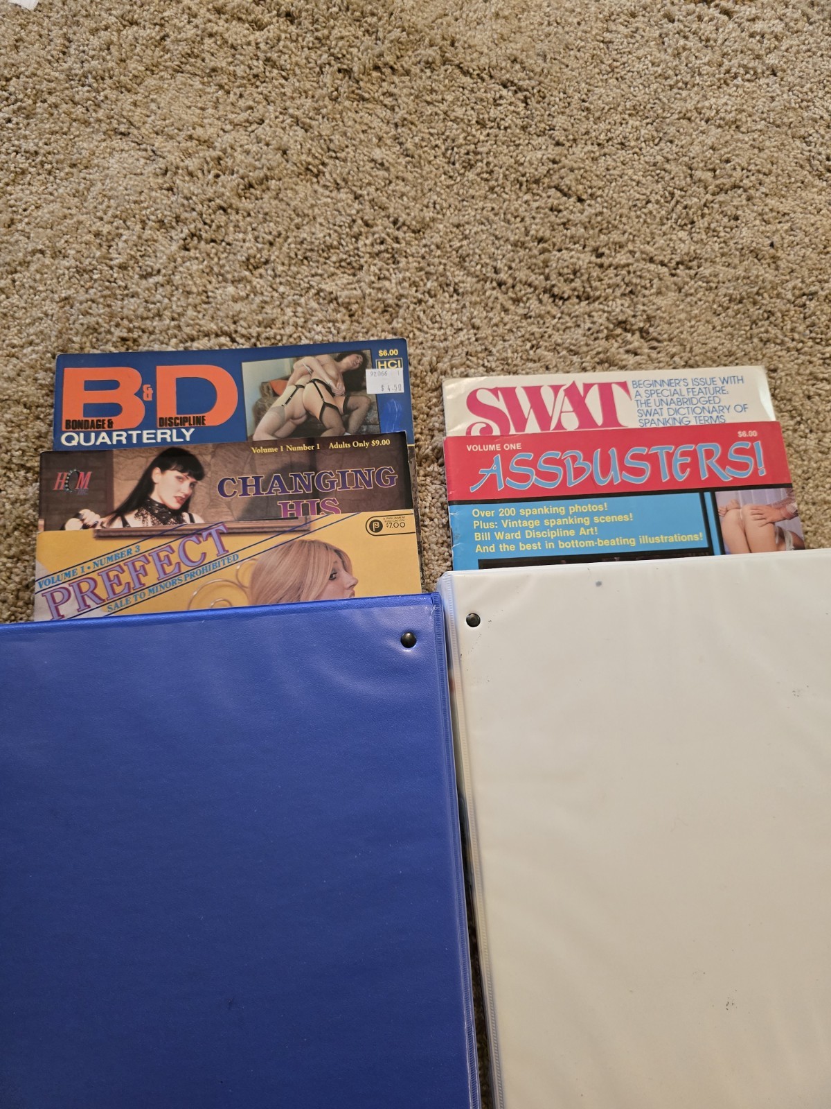 Lot of 5 Kinky Bondage Fantasy Magazines 1989-1993 Adult X