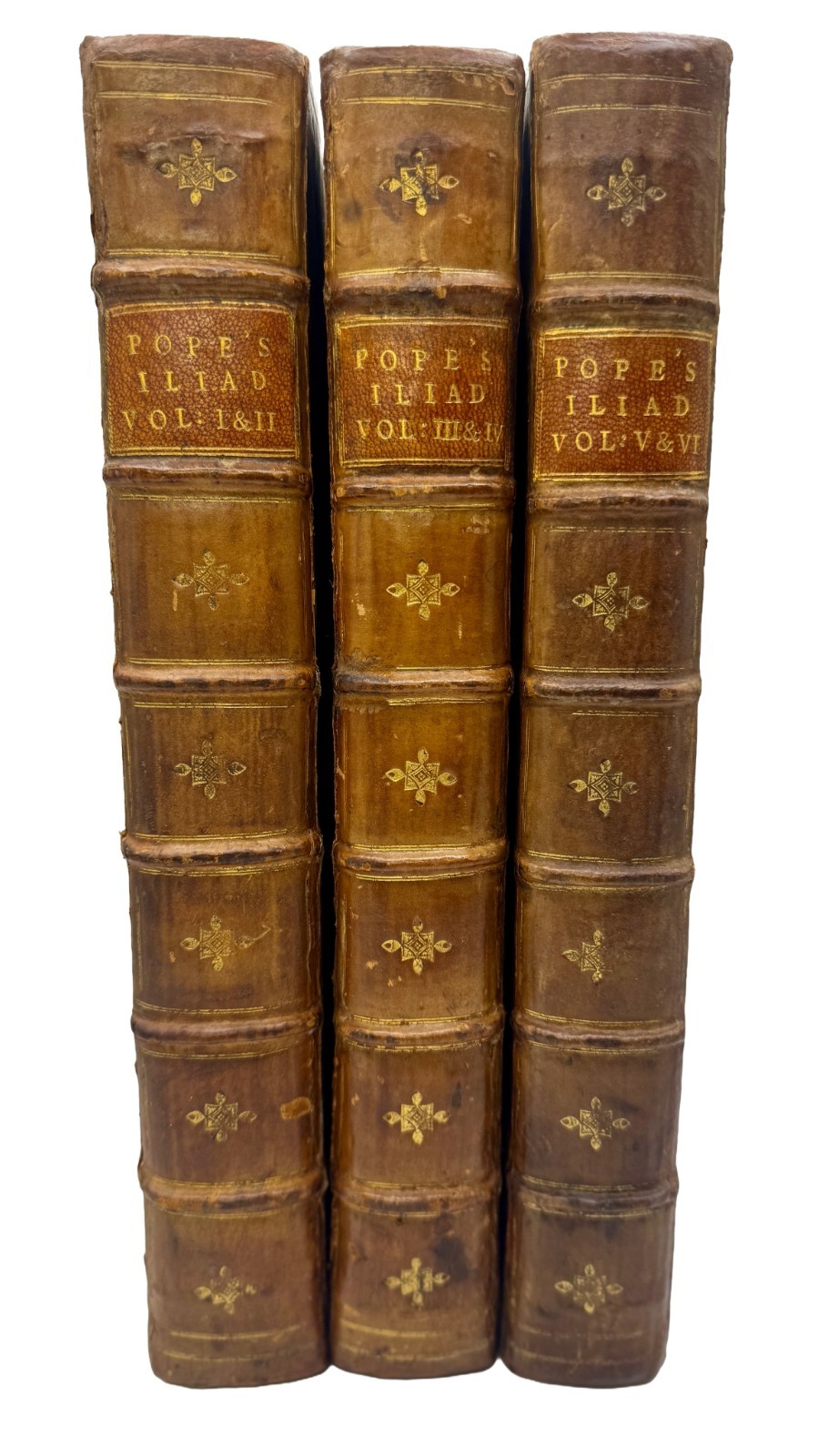 1715 – The Iliad of Homer by Alexander Pope *SCARCE 1ST EDITION FOLIO FINE CALF*