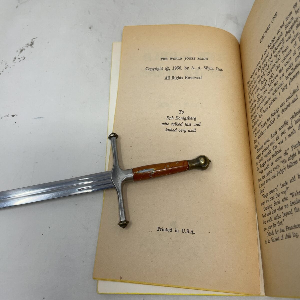 The World Jones Made by Philip K. Dick PB First Thus Like New 1956