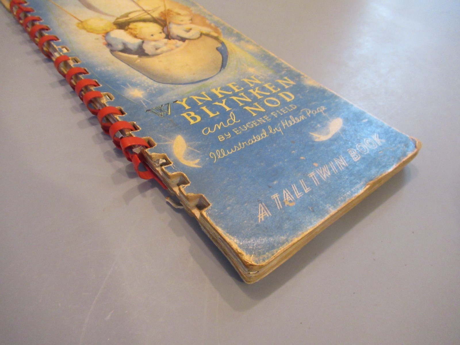 Wynken Blynken Nod Dinky Bird Calico Cat Eugene Field Twin Tall Board Book