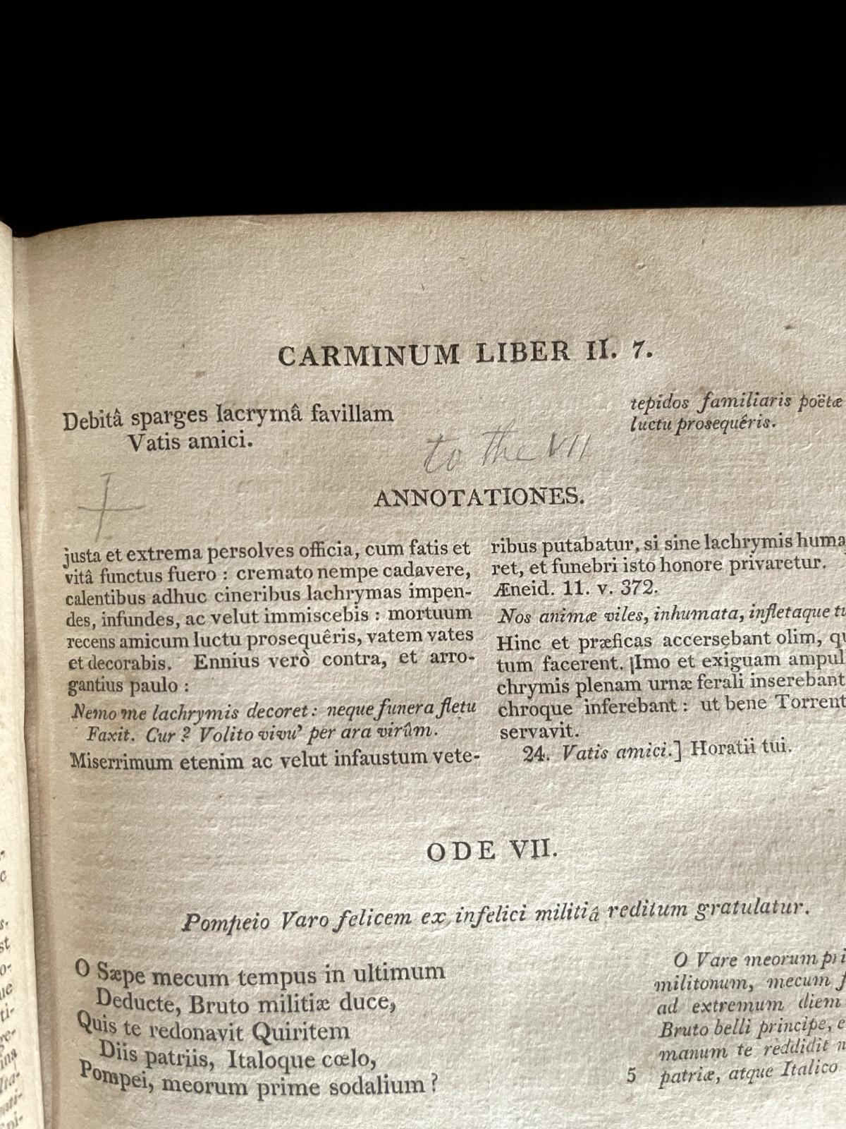 Quinti Horatii Flacci Opera; 1804; Latin; leather bound