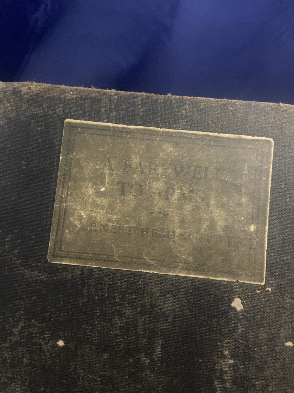 Ernest Hemingway – 1st Edition: A Farewell to Arms (1929 Early Printing)