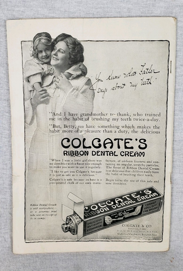 Antique Little Folks Monthly Children’s Magazine August 1915 Great Advertising