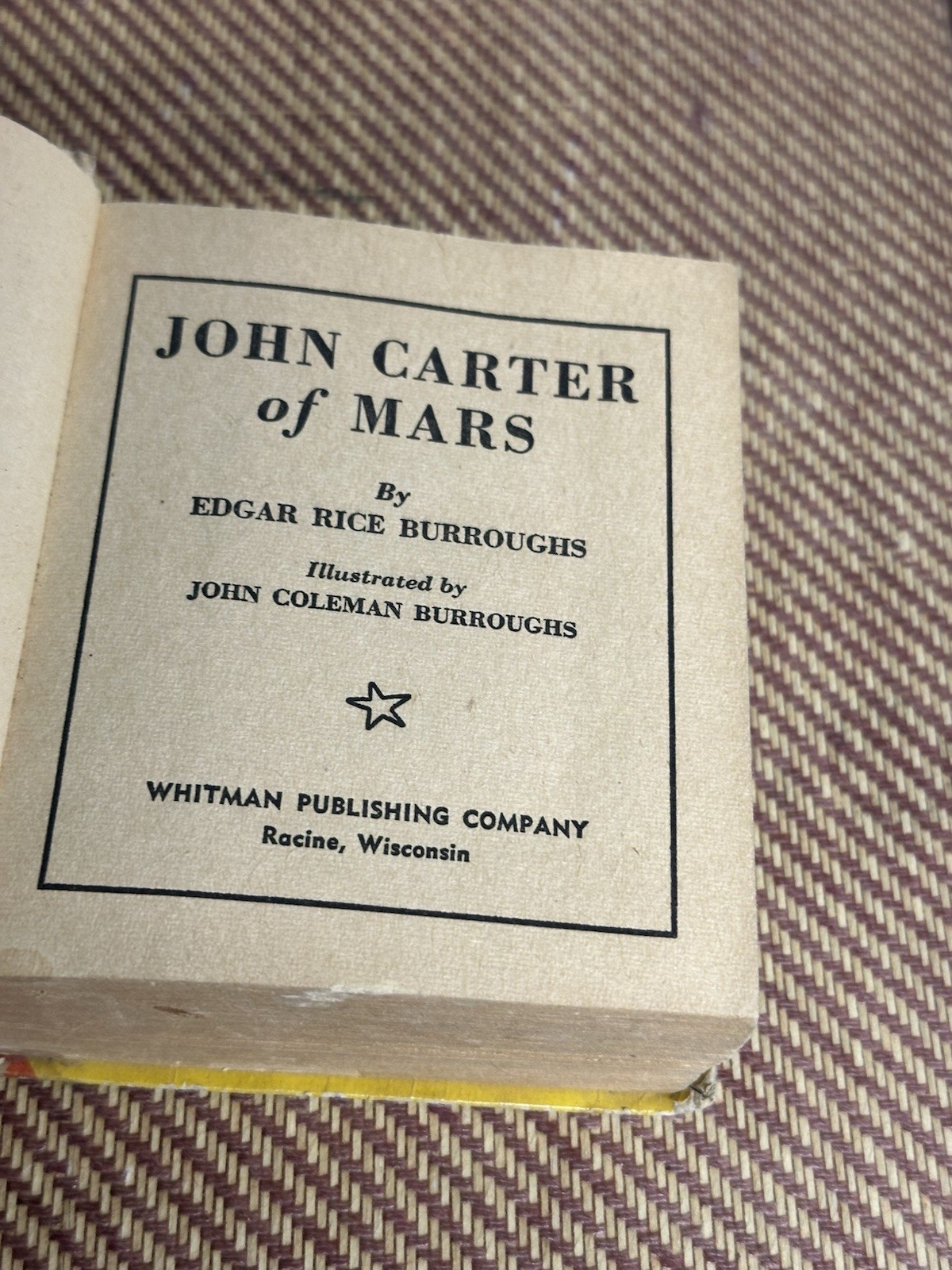 The Better Little Books Set: John Carter of Mars &Red Death On The Range
