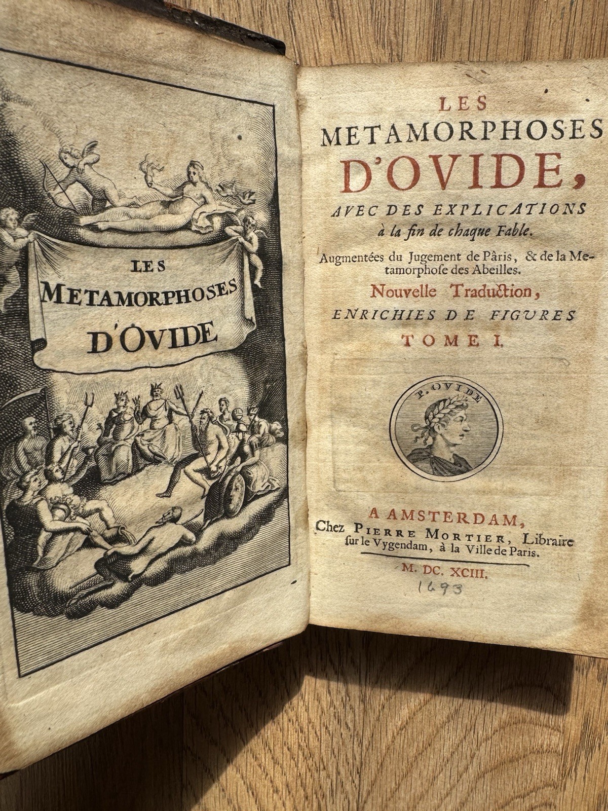 Ovid’s Metamorphoses Tome I 1693 – Rare Antiquarian Book