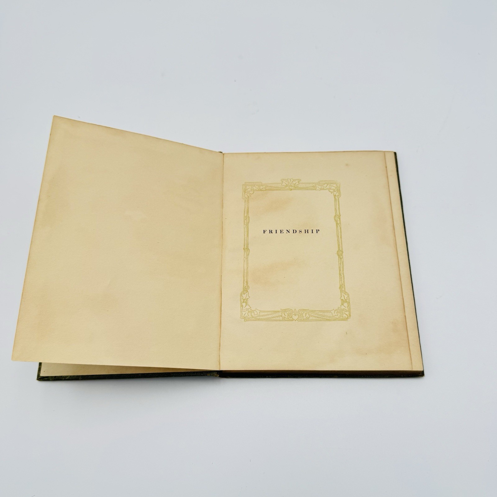Friendship The Good and Perfect Gift By Ruth Ogden 1903 Antique Vintage Book HTF