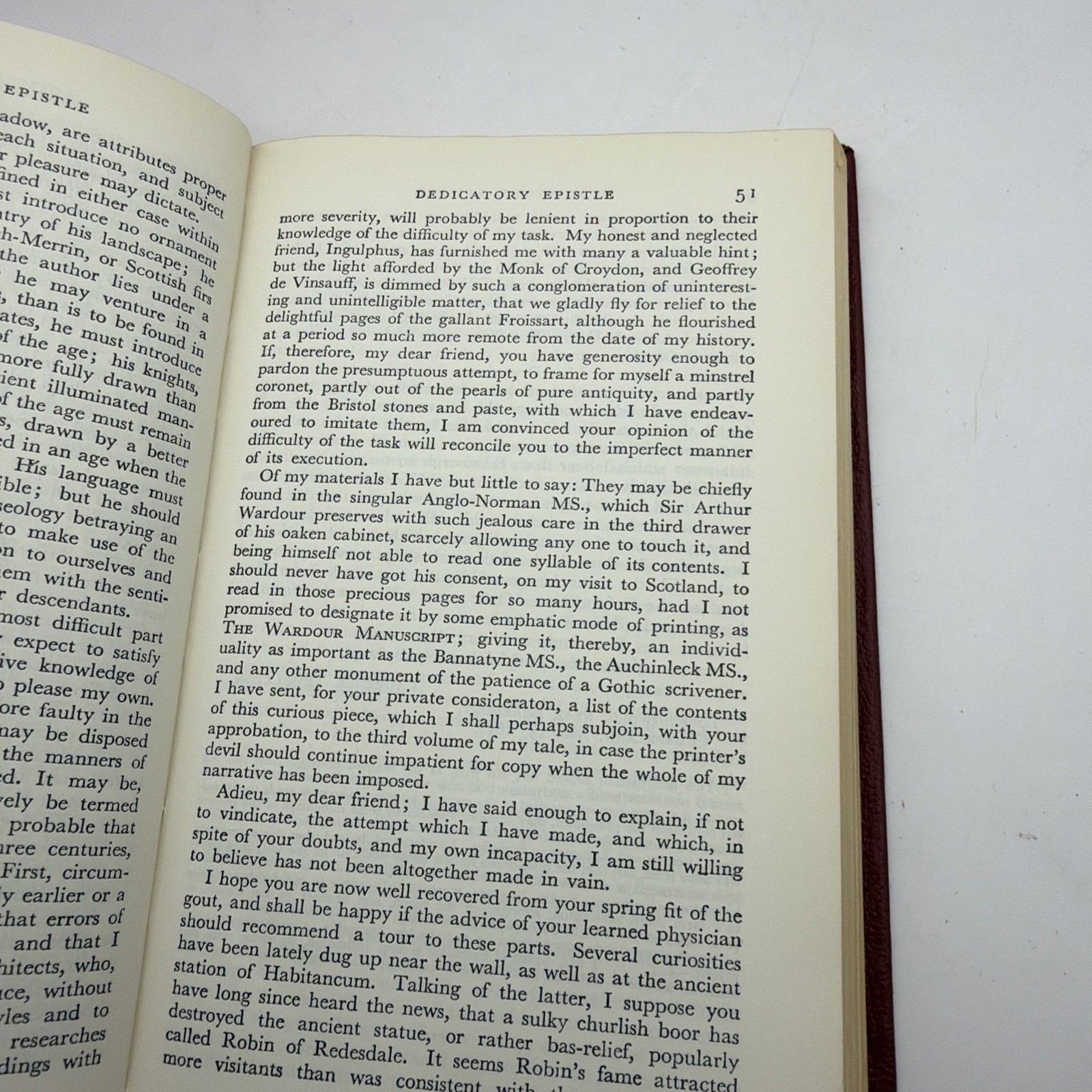 Ivanhoe by Sir Walter Scott (1965 Faux leather w/slipcase) VTG Great Britain