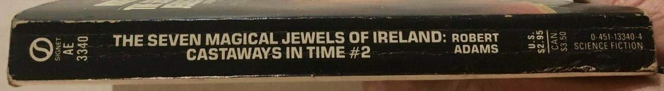 THE SEVEN MAGICAL JEWELS OF IRELAND by Robert Adams (1985) Signet SF pb 1st