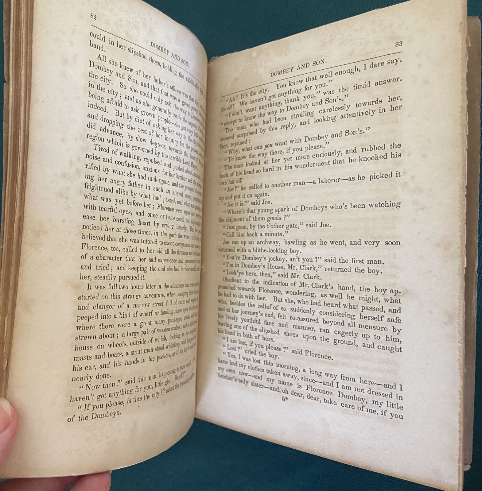1846 Charles Dickens Dealings With Firm of Dombey And Son Part II 1st US Edition