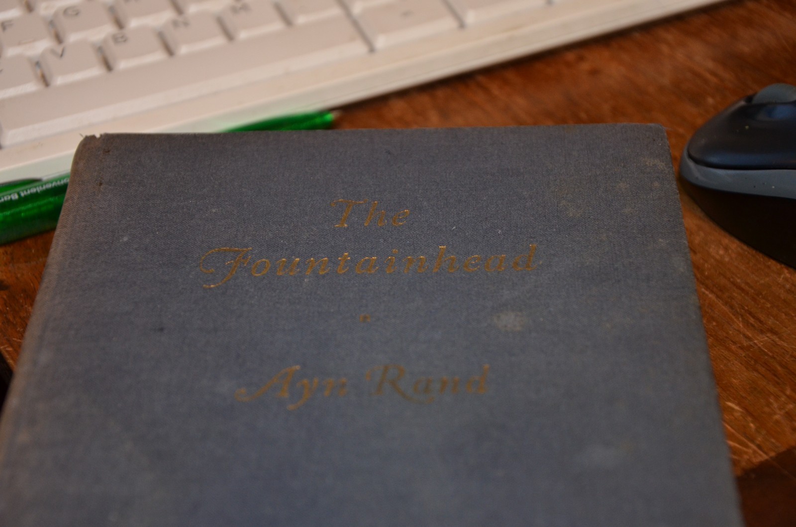 The Fountainhead 1943 Ayn Rand Bobbs-Merrill HC – 7th Printing 1944