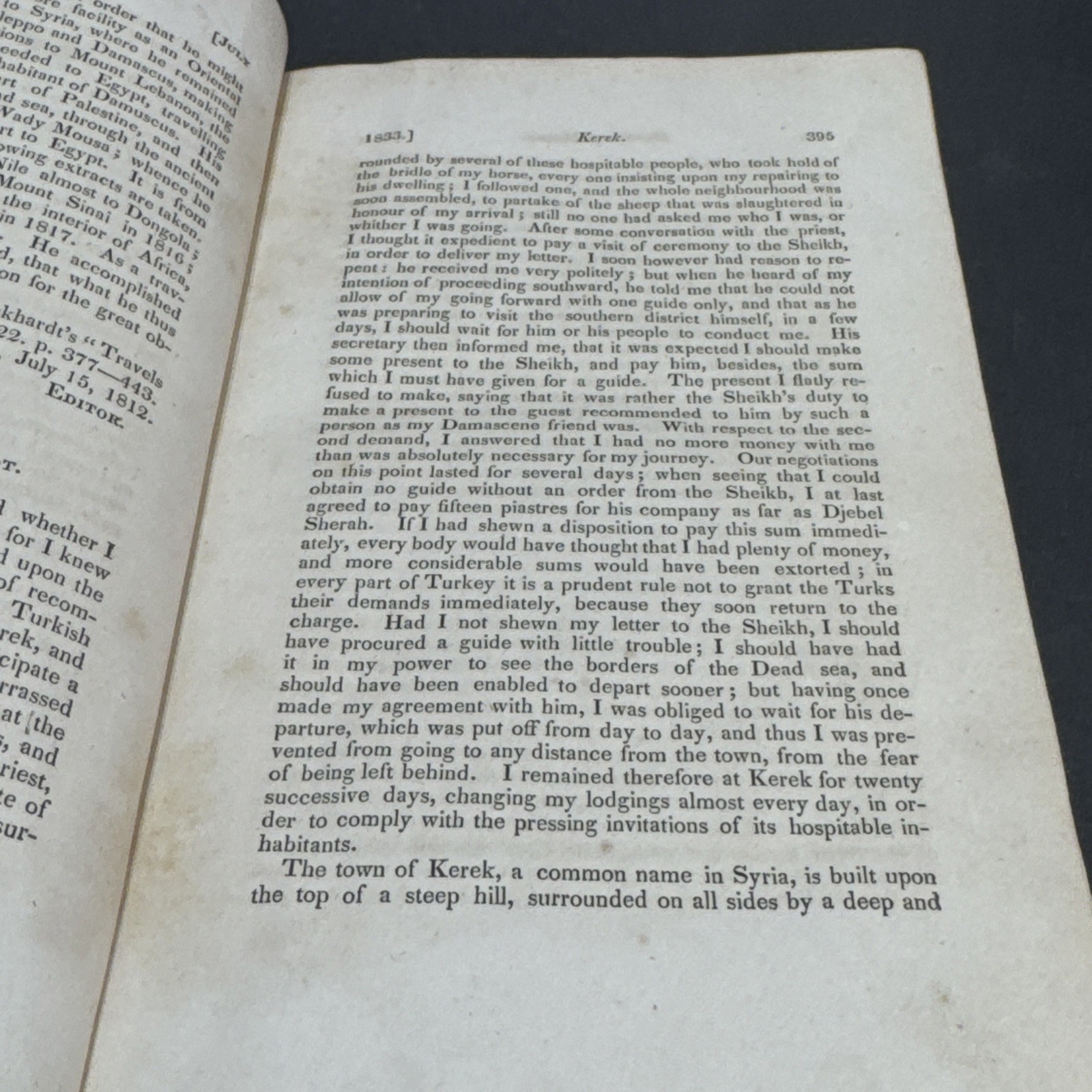 Biblical Repository July 1833 Vol III No XI Antique Religious Book Rare