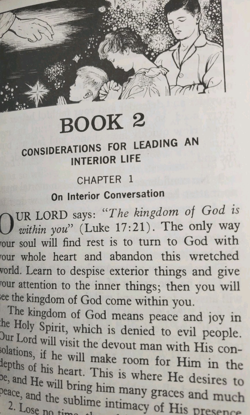 Pocket Book of Hours, Cloth Bound. HC And Immitation of Christ By Kempis