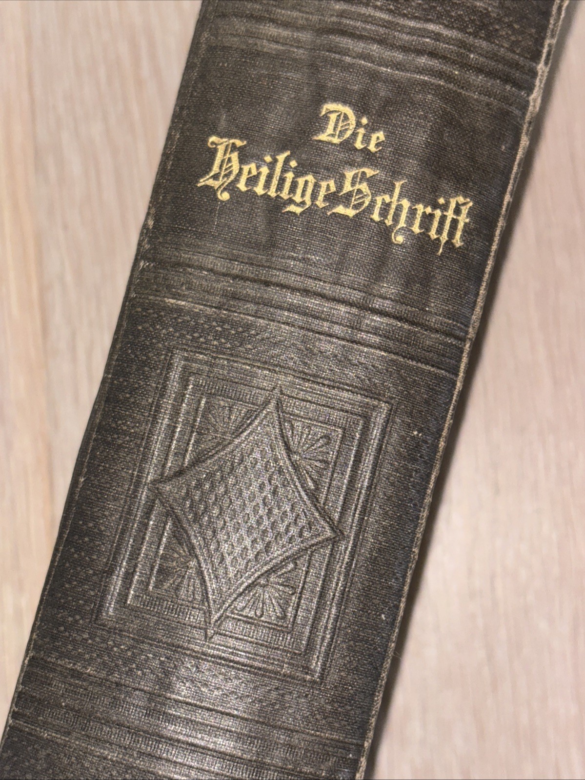 VINTAGE German HOLY BIBLE 1800s 1900s 1901 MULTIPLE SIGNATURES AND DATES SIGNED
