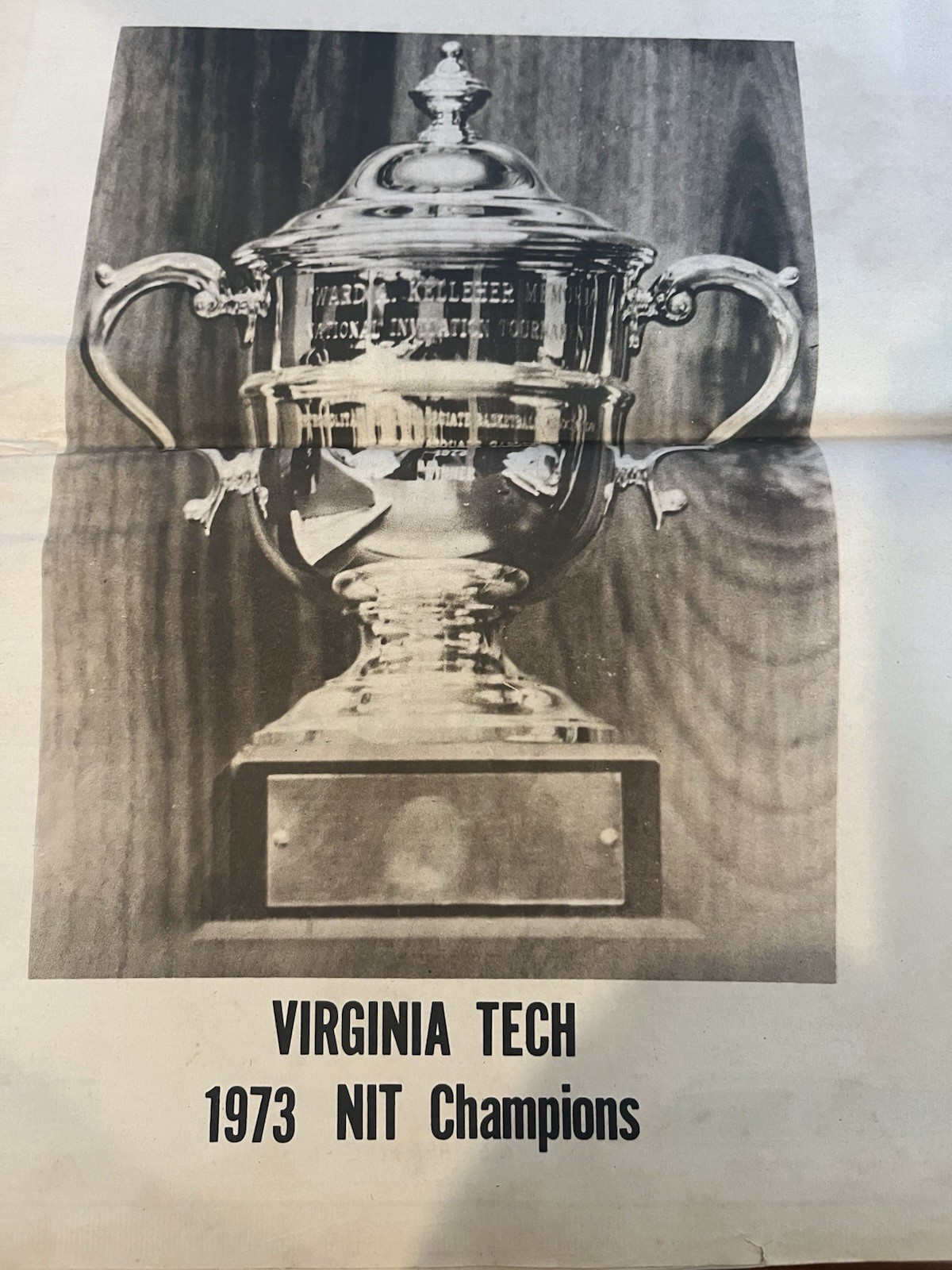 The Blacksburg Sun – VA Tech NIT Champions Souvenir Edition (1973)