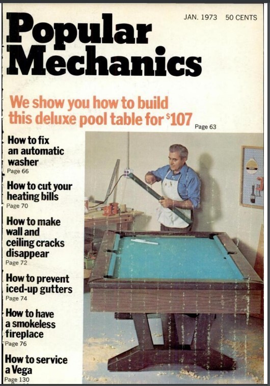 POPULAR MECHANICS 1970S MAGAZINE 120 Select Issue Collection On USB Thumb Drive