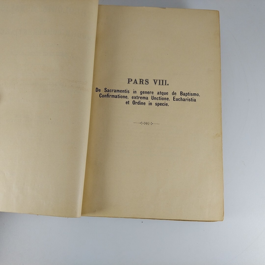 Theologia Moralis Per Modum Conferentiarum. Volumen Tertium Pars VIII – X 1892
