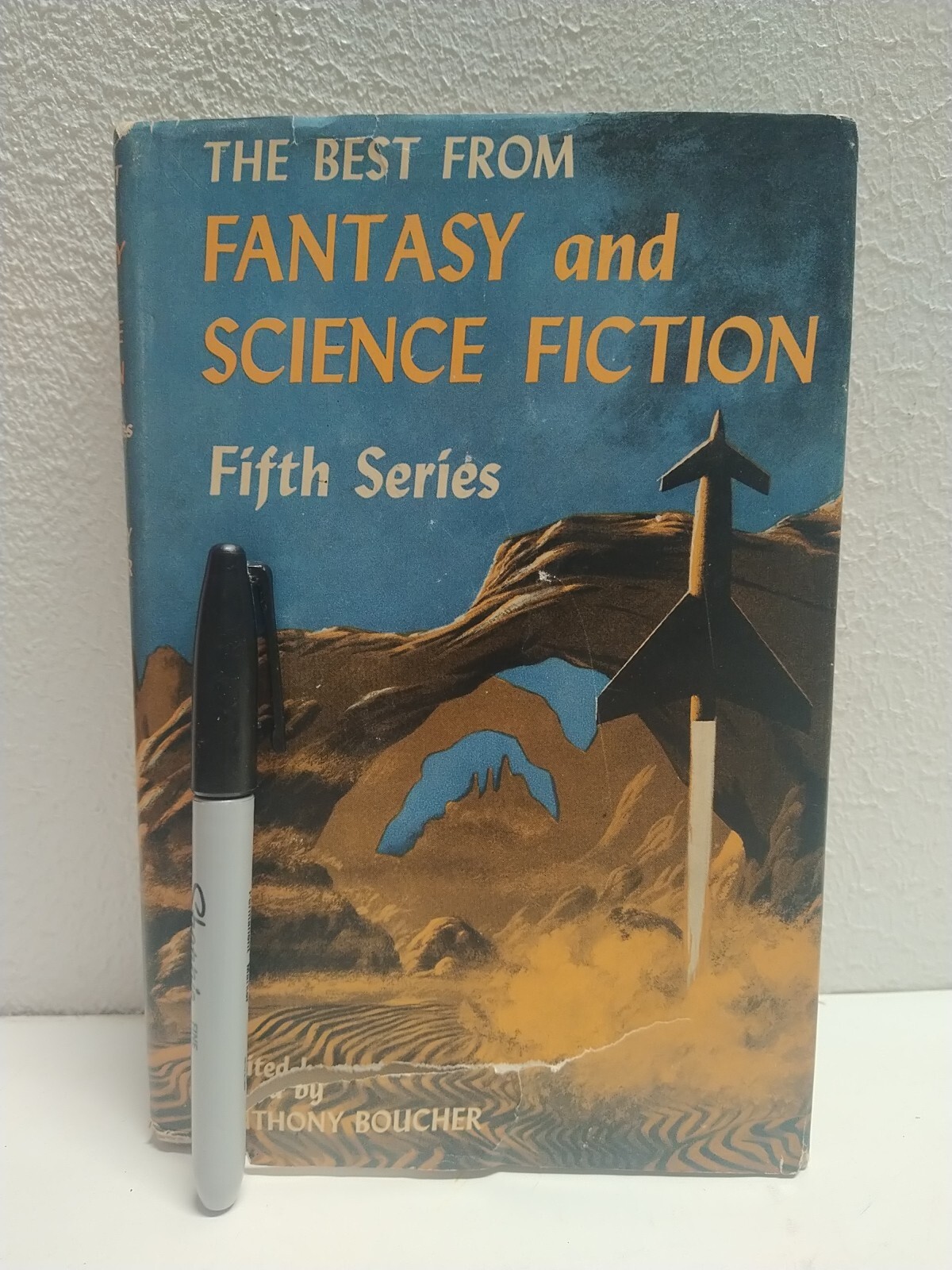The Best From Fantasy & Science Fiction Fifth Series Boucher Vintage 1956 HC DJ