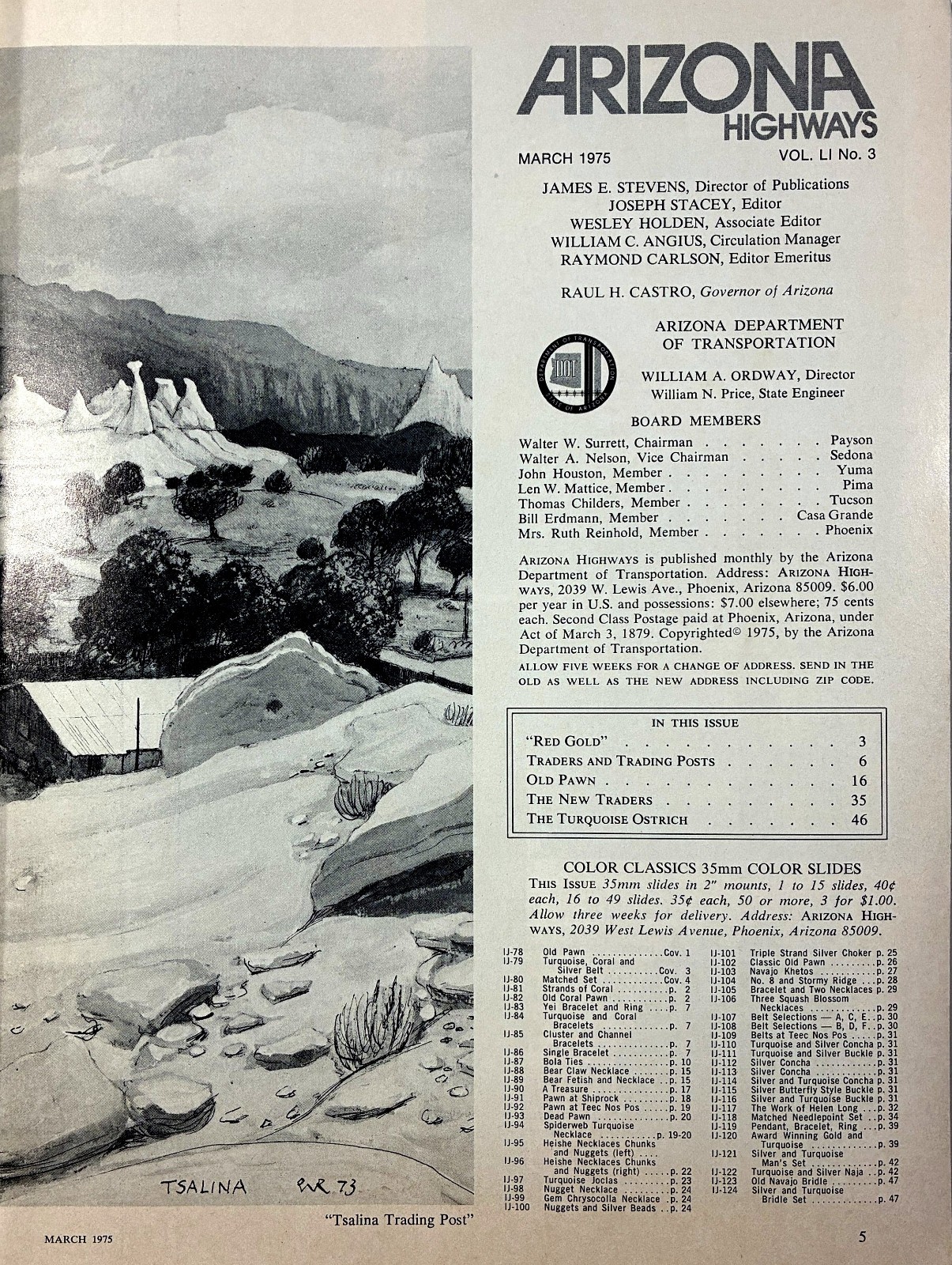 ARIZONA HIGHWAYS MAGAZINE, MARCH 1975