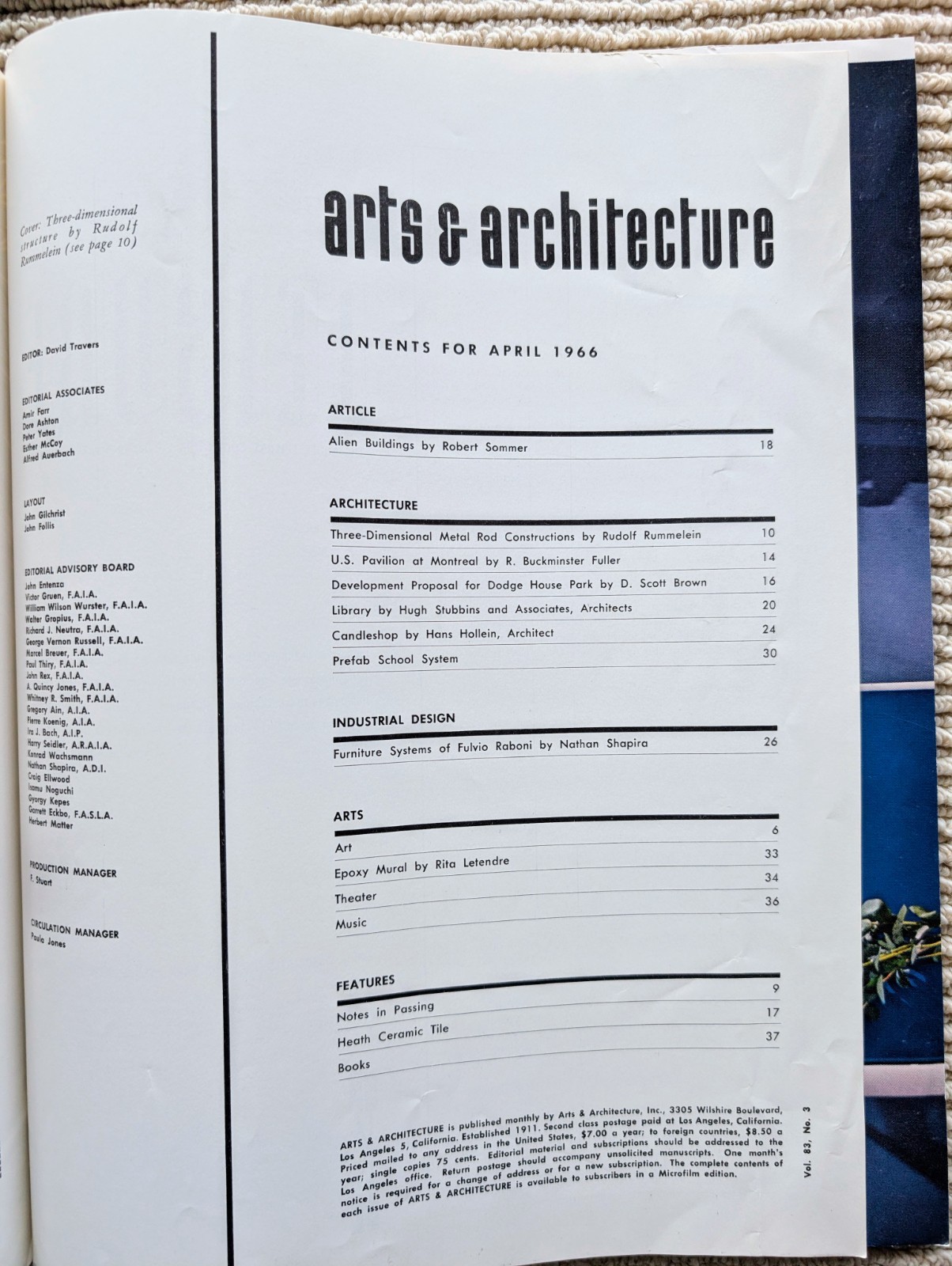 arts & architecture, 6 issues 1953 – 1967 – Neutra, Koenig, Case Study Houses