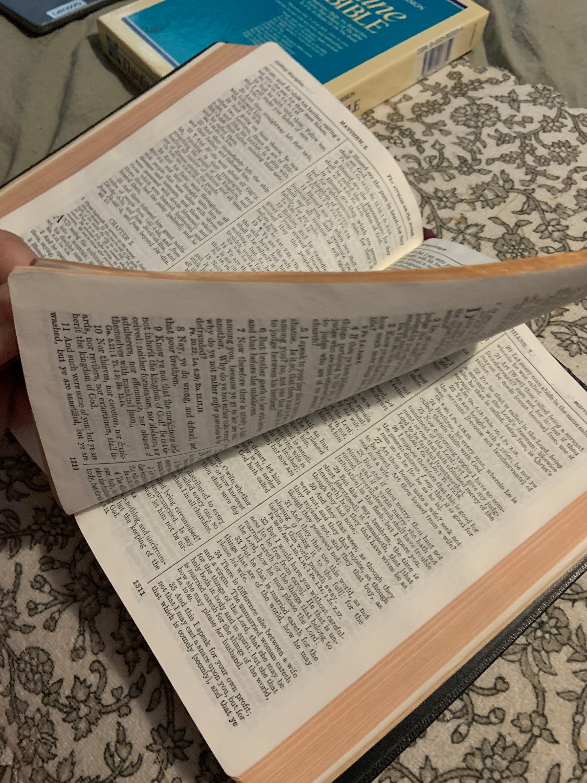 Holy Bible New Analytical Indexed Edition Dickson KJV Black MOROCCO Leather 1950