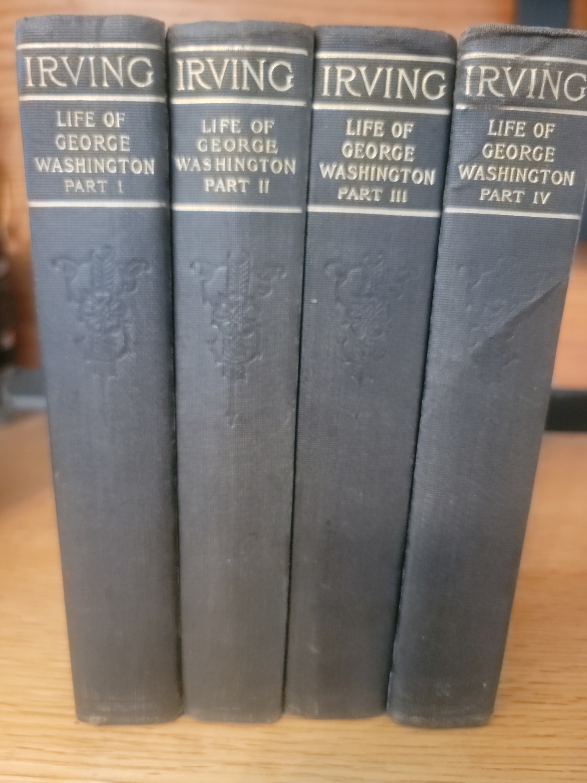 Vintage: “The Life Of George Washington ” In 4 Volume. By Washington Irving