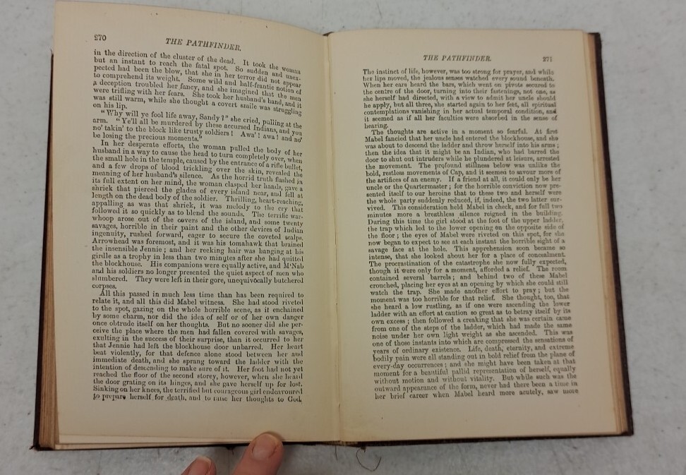 Antique Printing, The Pathfinder, J Fenimore Cooper Lupton Publishing Co #2.5.16