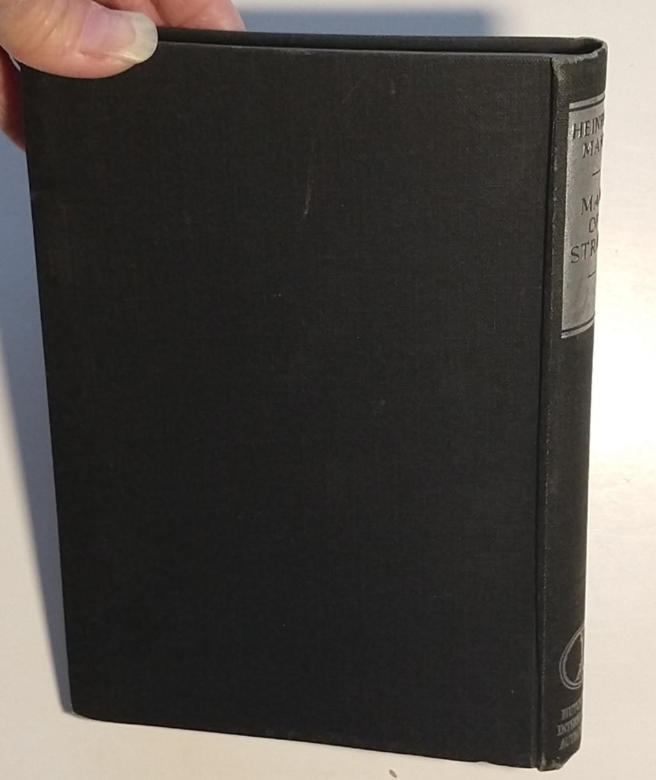 Man Of Straw by Heinrich Mann 1947 UK edition, English