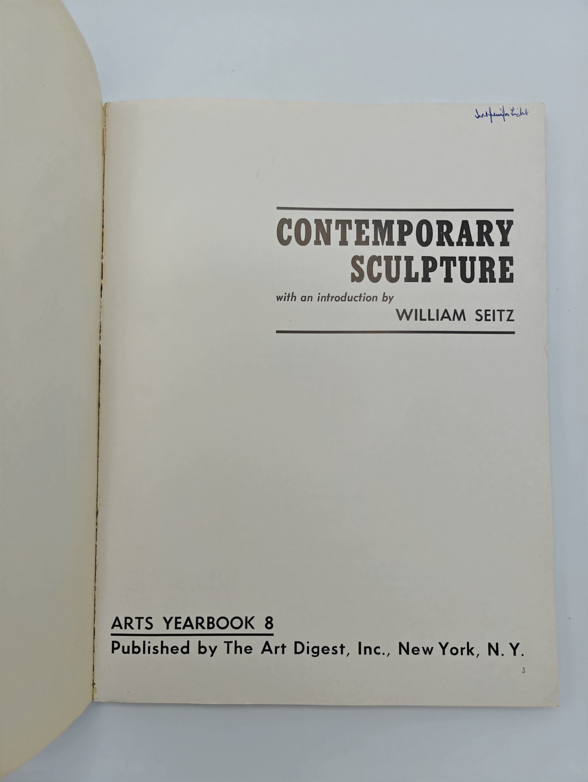 1965: Contemporary Sculpture Arts Yearbook 8 Judd Clement Greenberg Minimalism