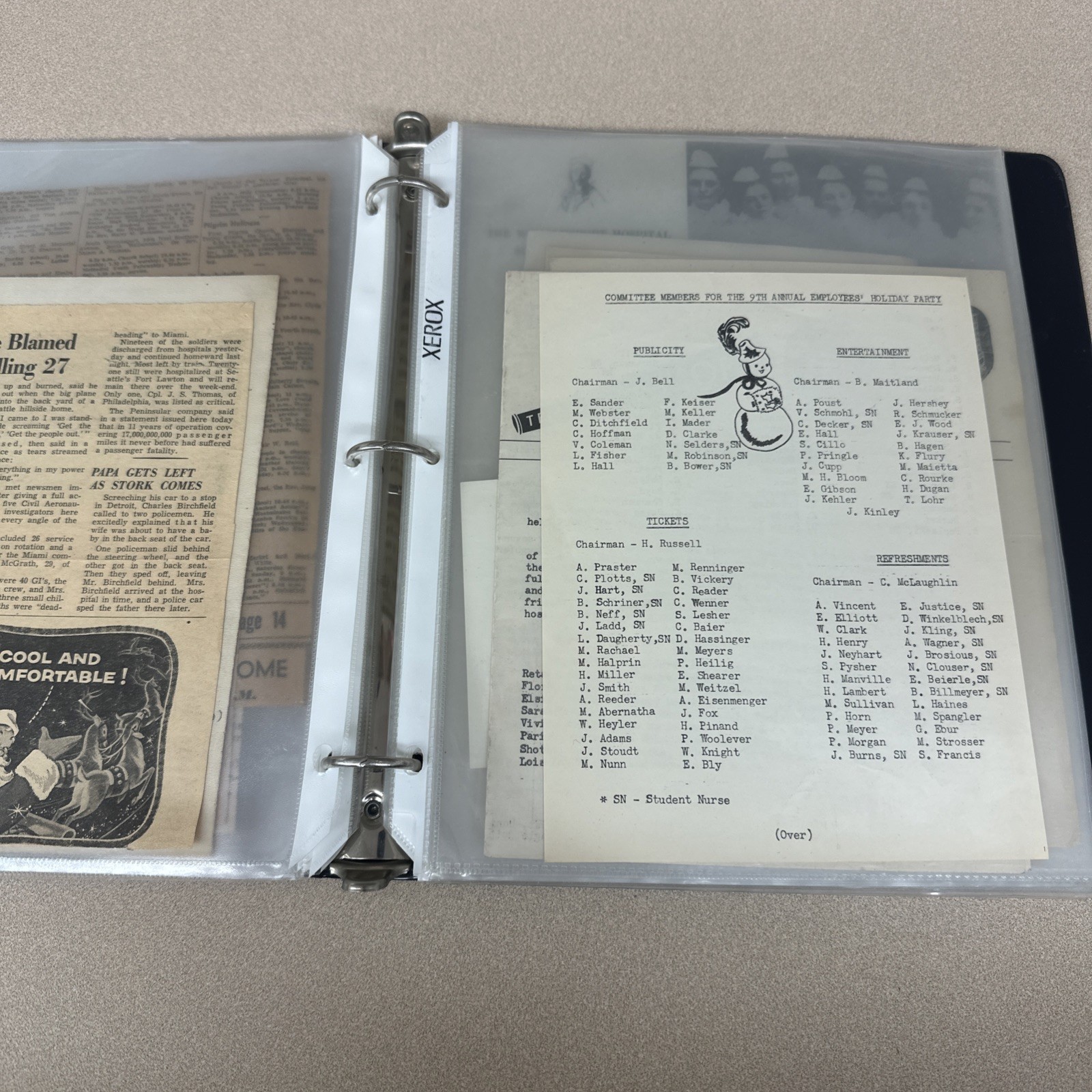 Vtg Nursing School Student Notes Manuscripts Diary Ephemera 1950’s 60’s Licenses