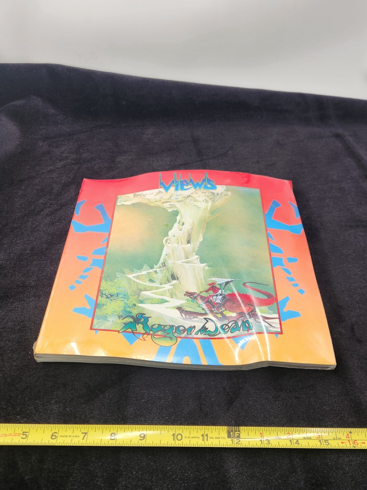 Sealed Views | Roger Dean | Dragon’s Dream | 1975 | Fantasy art Water Damaged