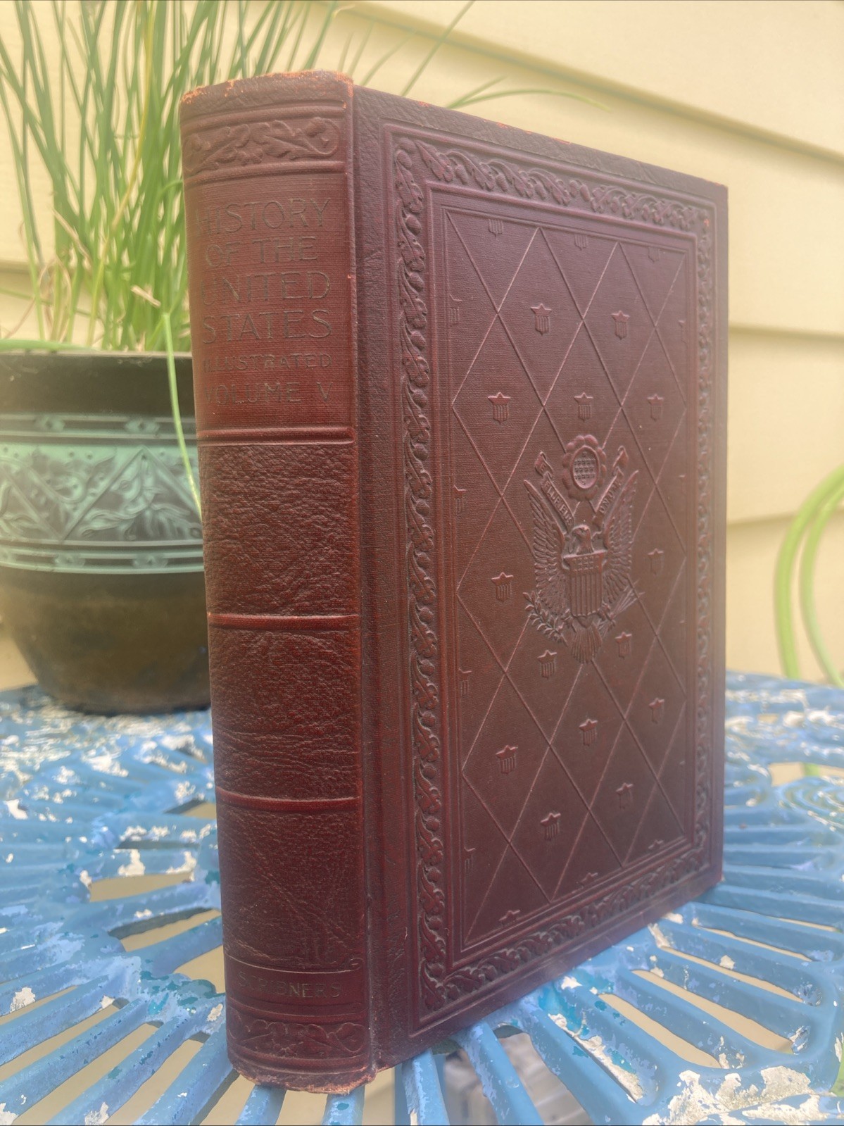 History of United States Illustrated Vol V 5 Leather Bound 1922/26 (1888-1902)