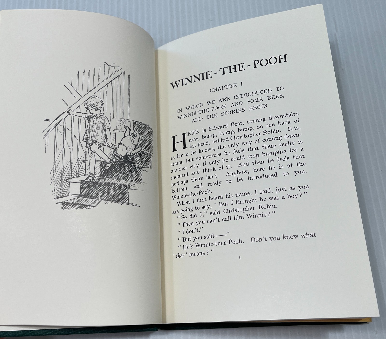 Winnie the Pooh, A.A.Milne, Highest Quality Facsimile of 1926 First Edition DJ