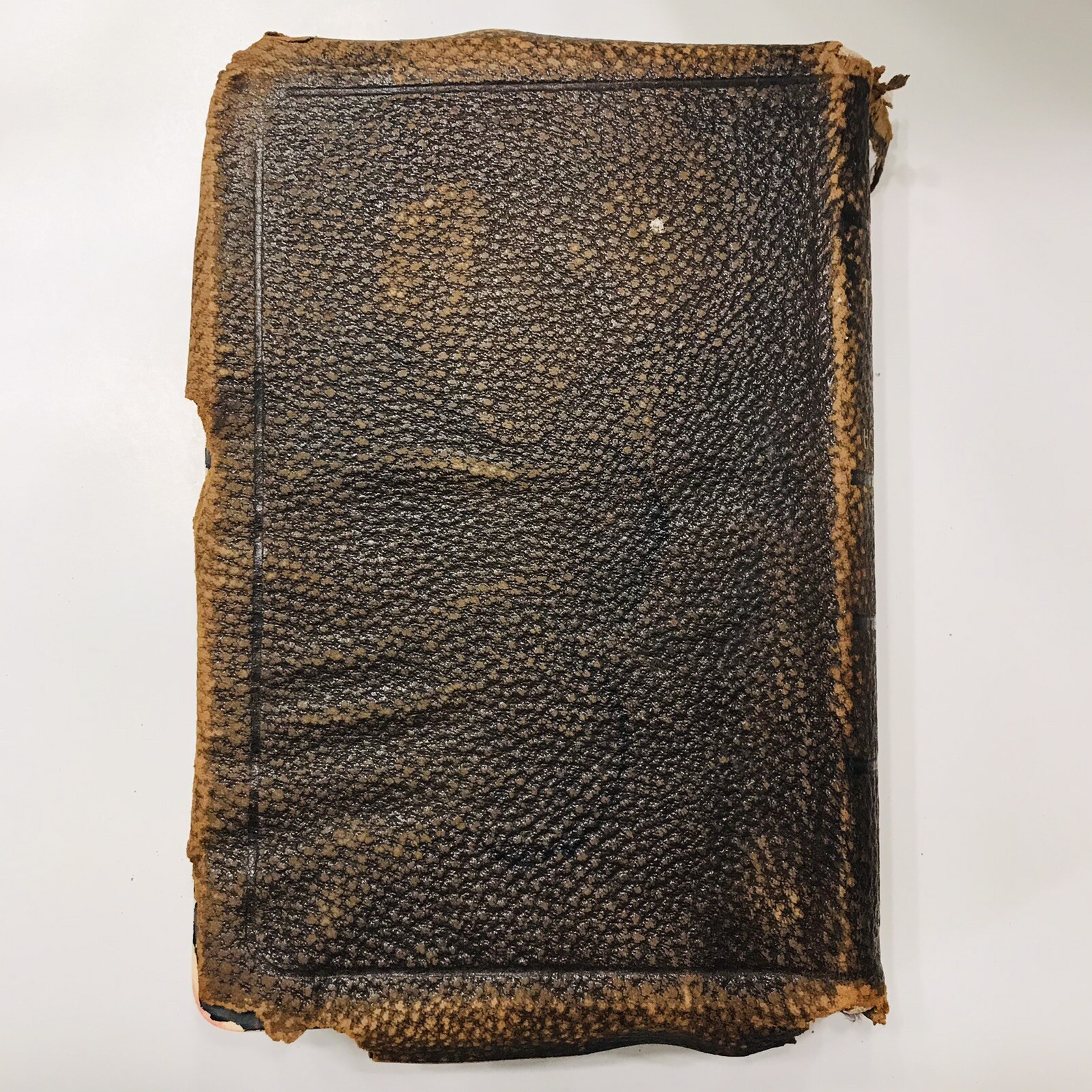 Nave’s Topical Bible 1900 Orville Nave All Edges Gilt Silk Sewed Damaged Cover