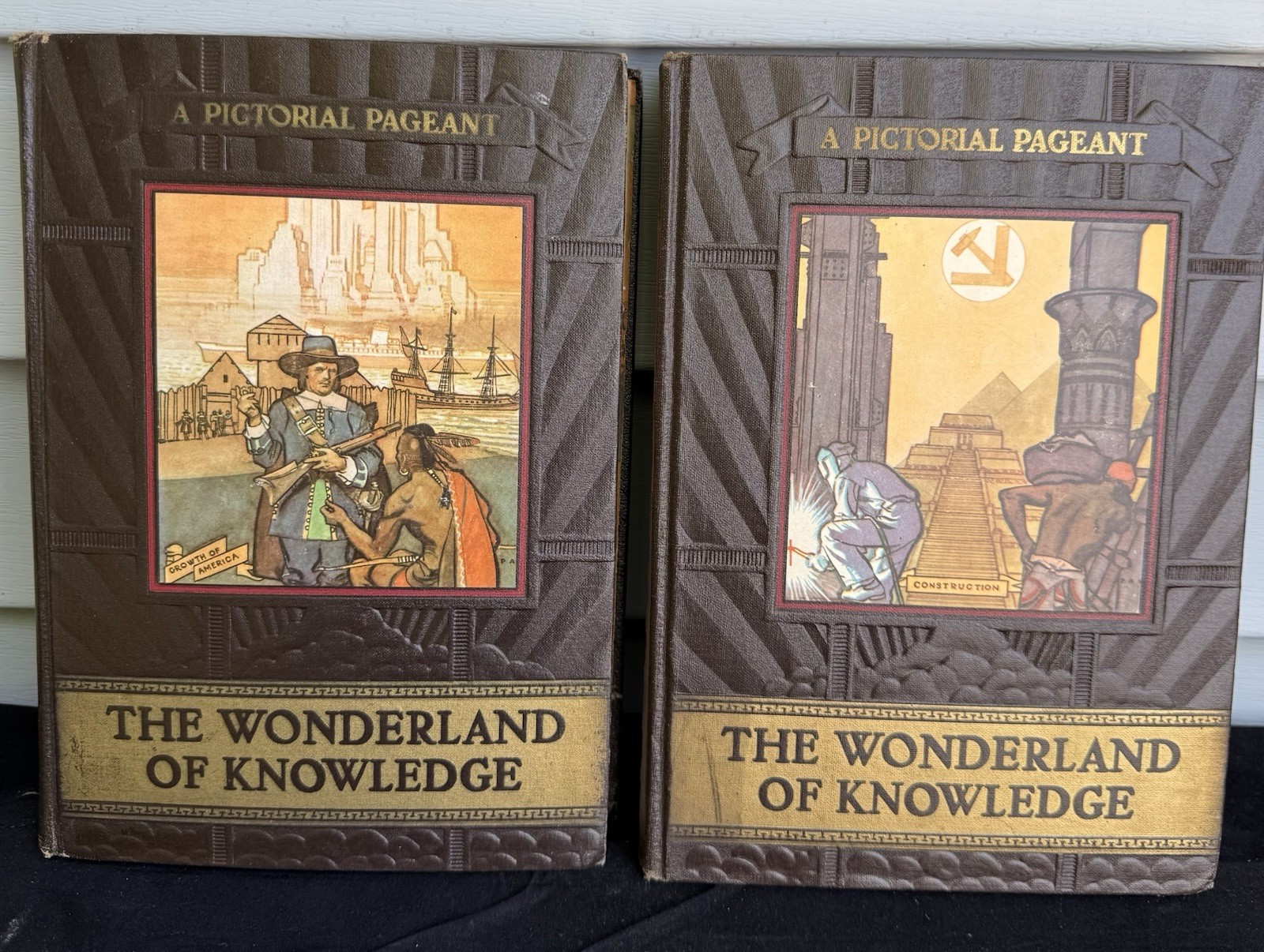 1942 Original, Complete Set “The Wonderland of Knowledge” Volumes 1-15