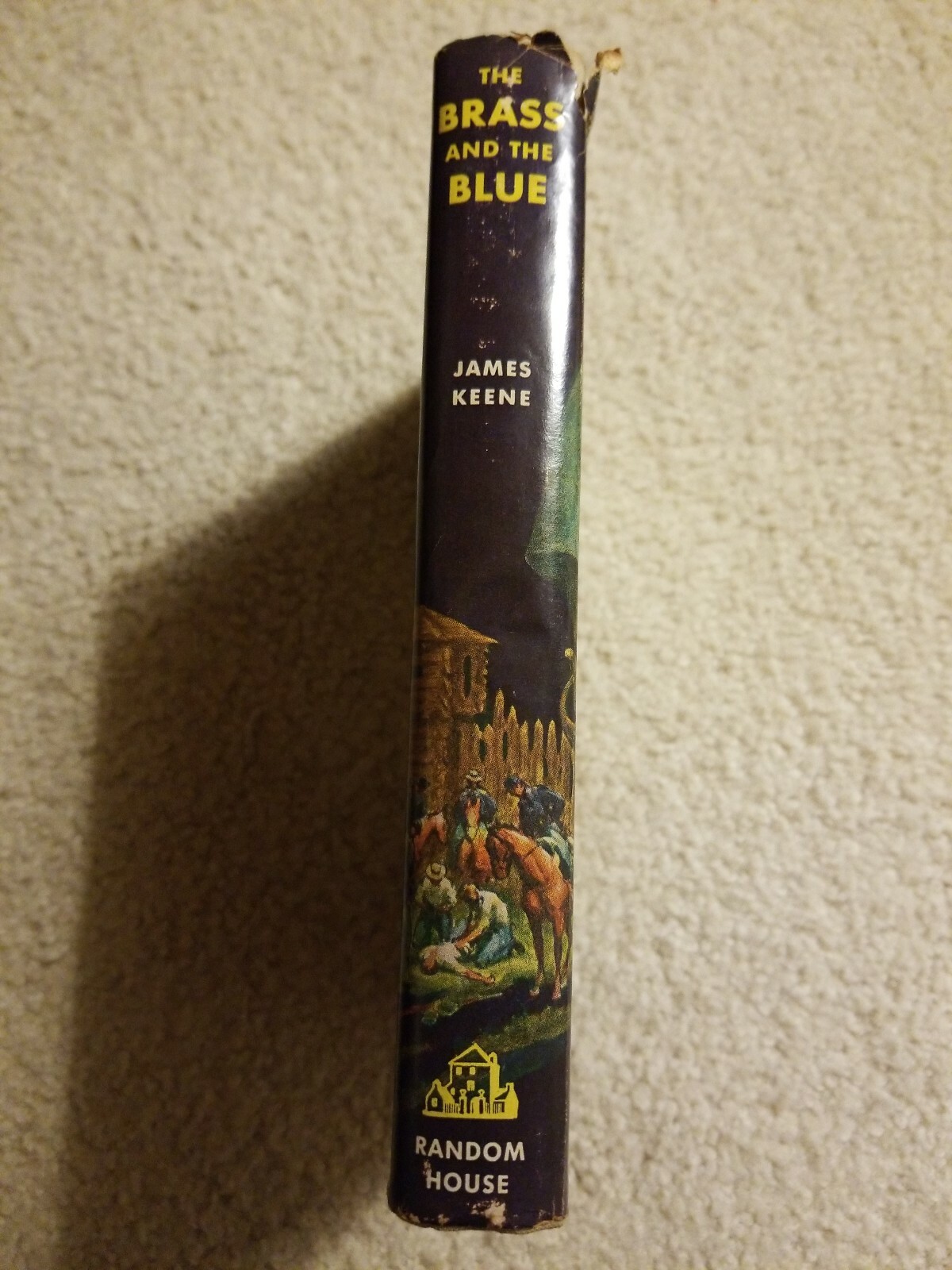 The Brass and the Blue by James Keene (1956, First Printing) Hardcover Vintage