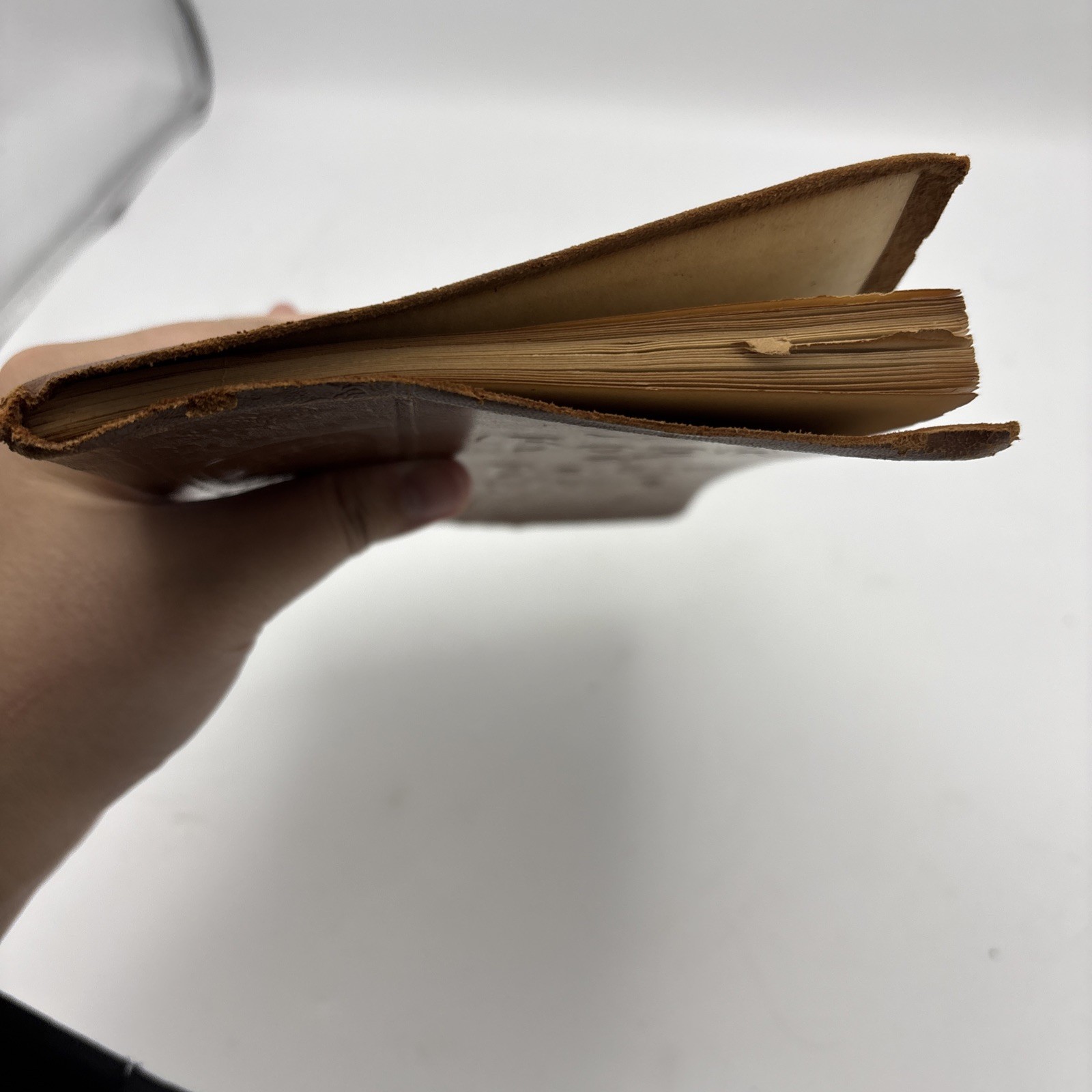 Baby Book of Mine 1940 Embossed Leather Cover Vintage