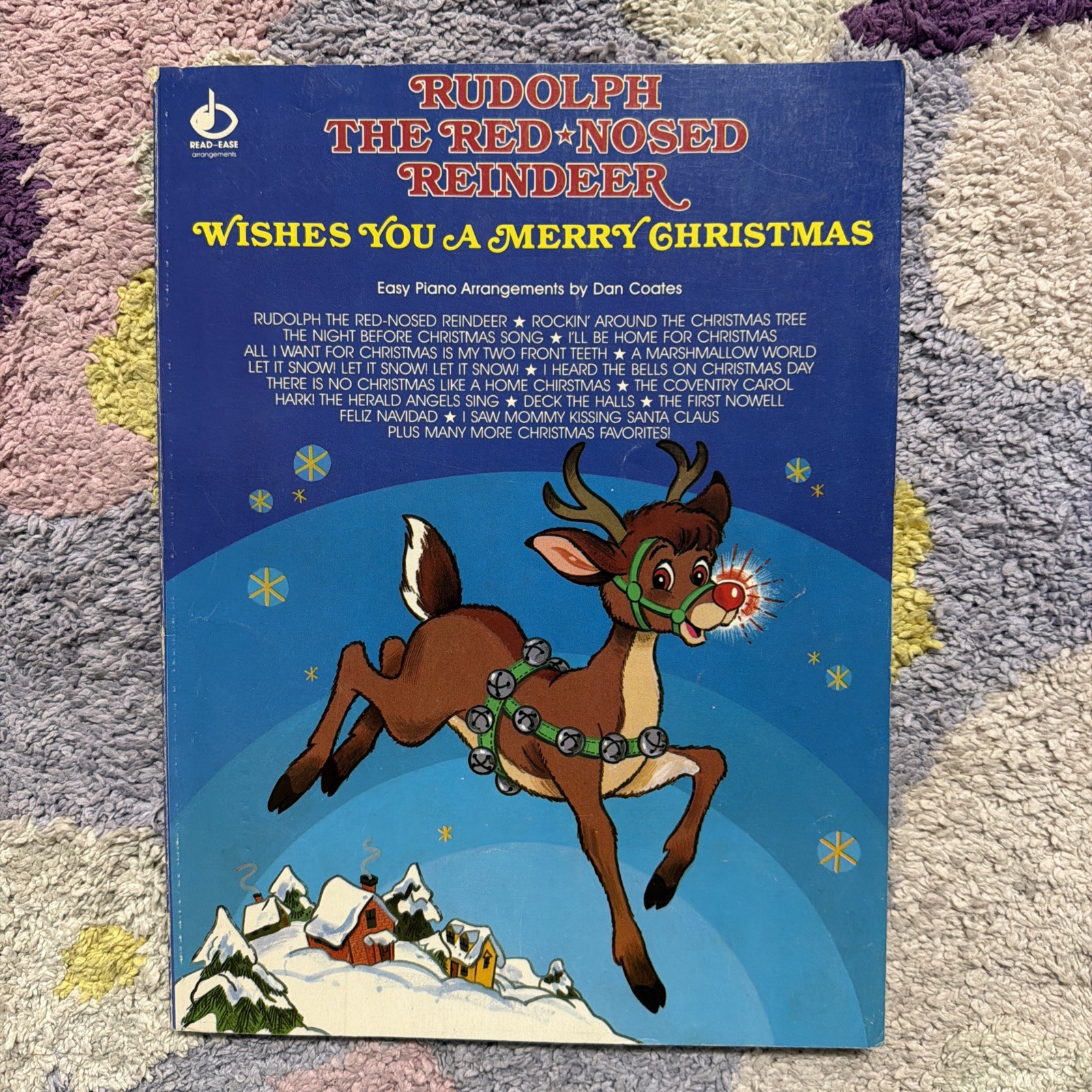 Vintage Rudolph The Red Nosed Reindeer Songbook RARE Merry Christmas Sheet Music
