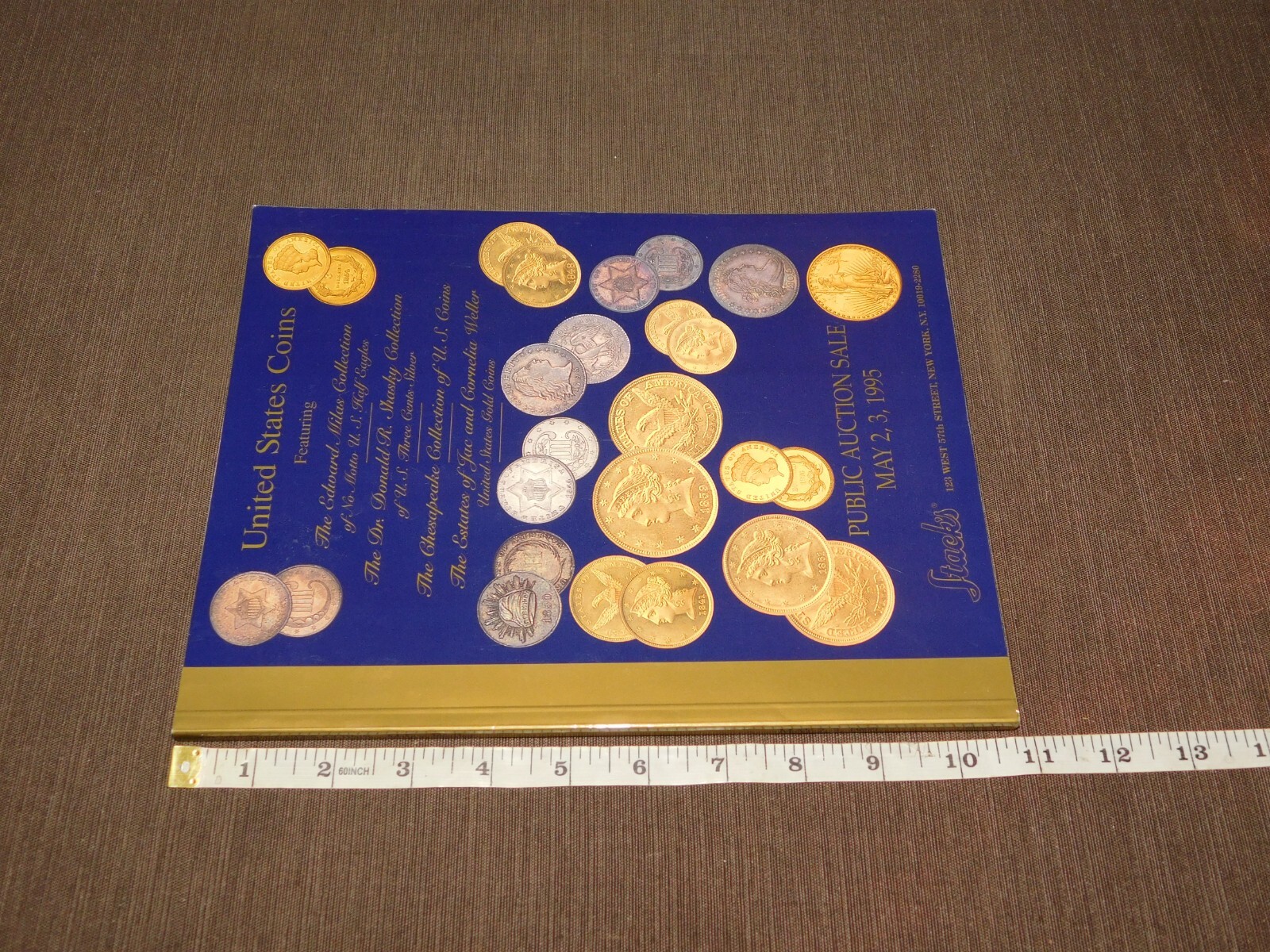 VINTAGE 1995 STACK’S U S COINS AUCTION CATALOGUE BOOK