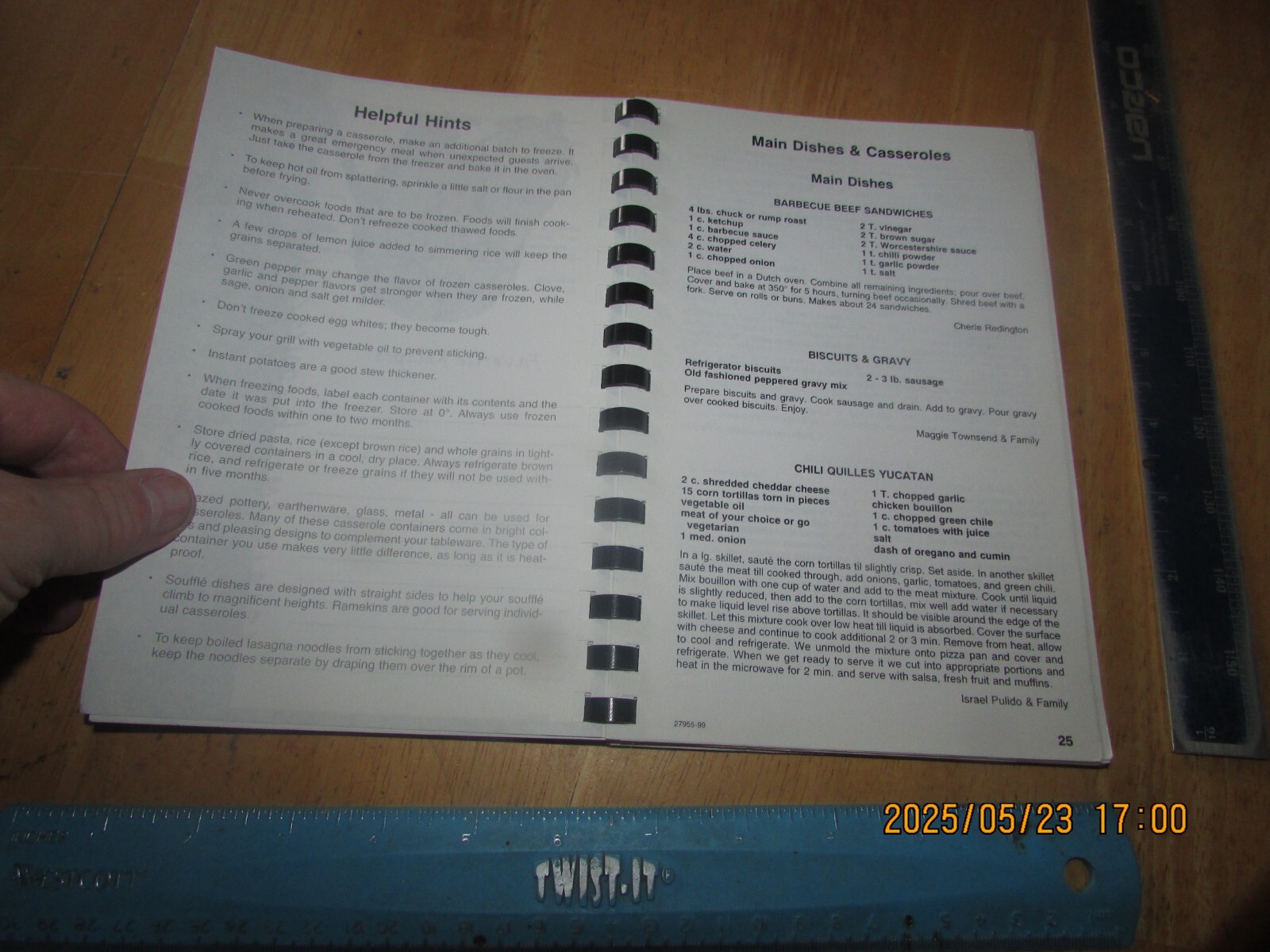 Cooking with the Choir – Galena IL School District #120 (1999, Spiral Paperback)